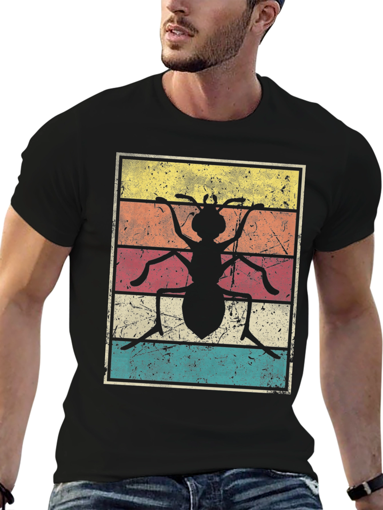 Retro Ant Graphic T-Shirt