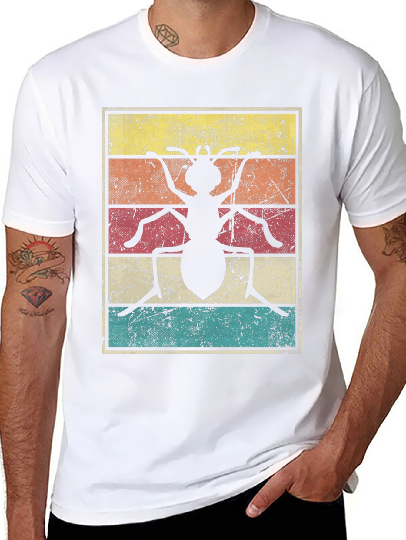 Retro Ant Graphic T-Shirt