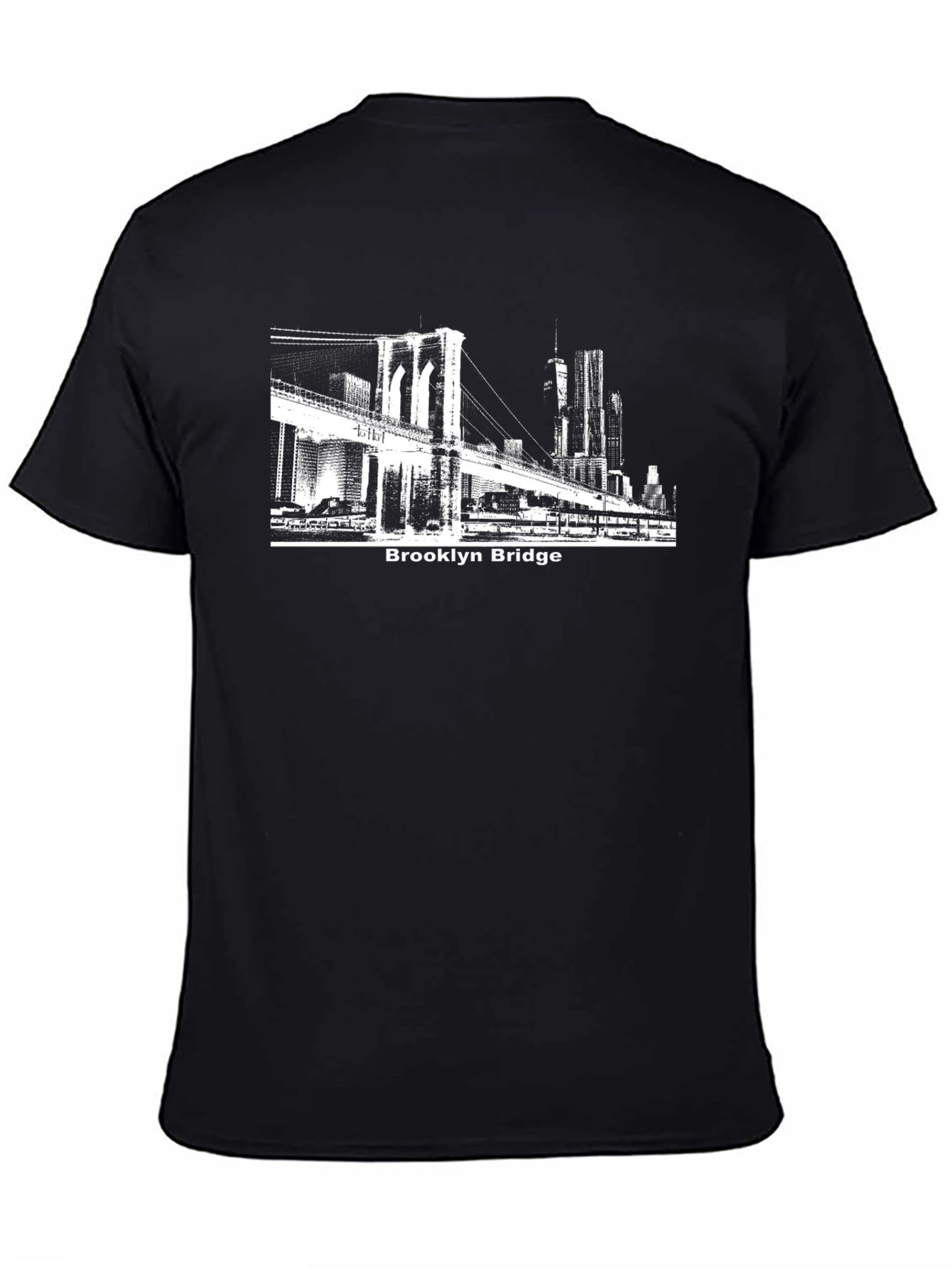 Brooklyn Bridge Graphic Tee - Black