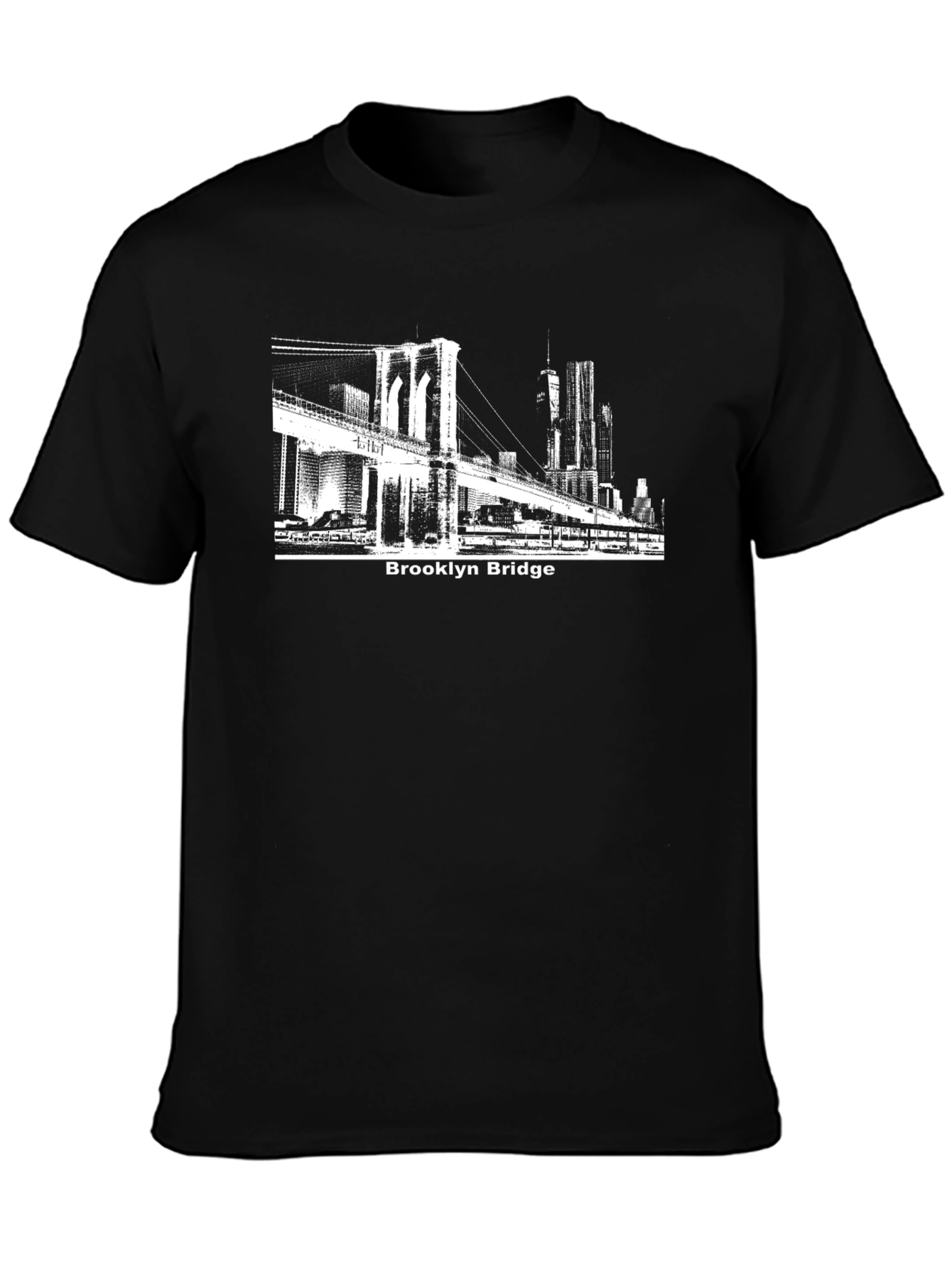 Brooklyn Bridge Graphic Tee - Black