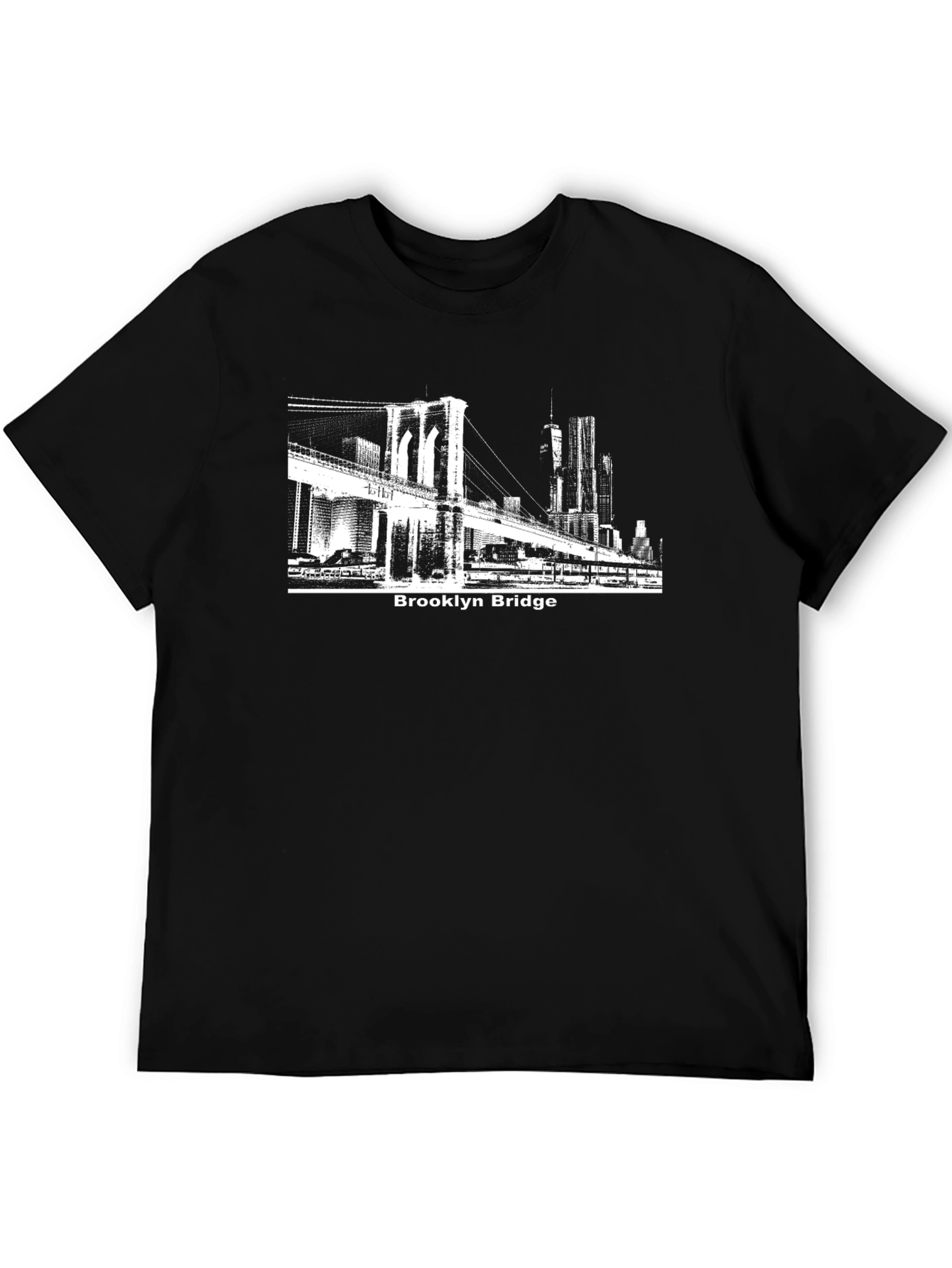 Brooklyn Bridge Graphic Tee - Black