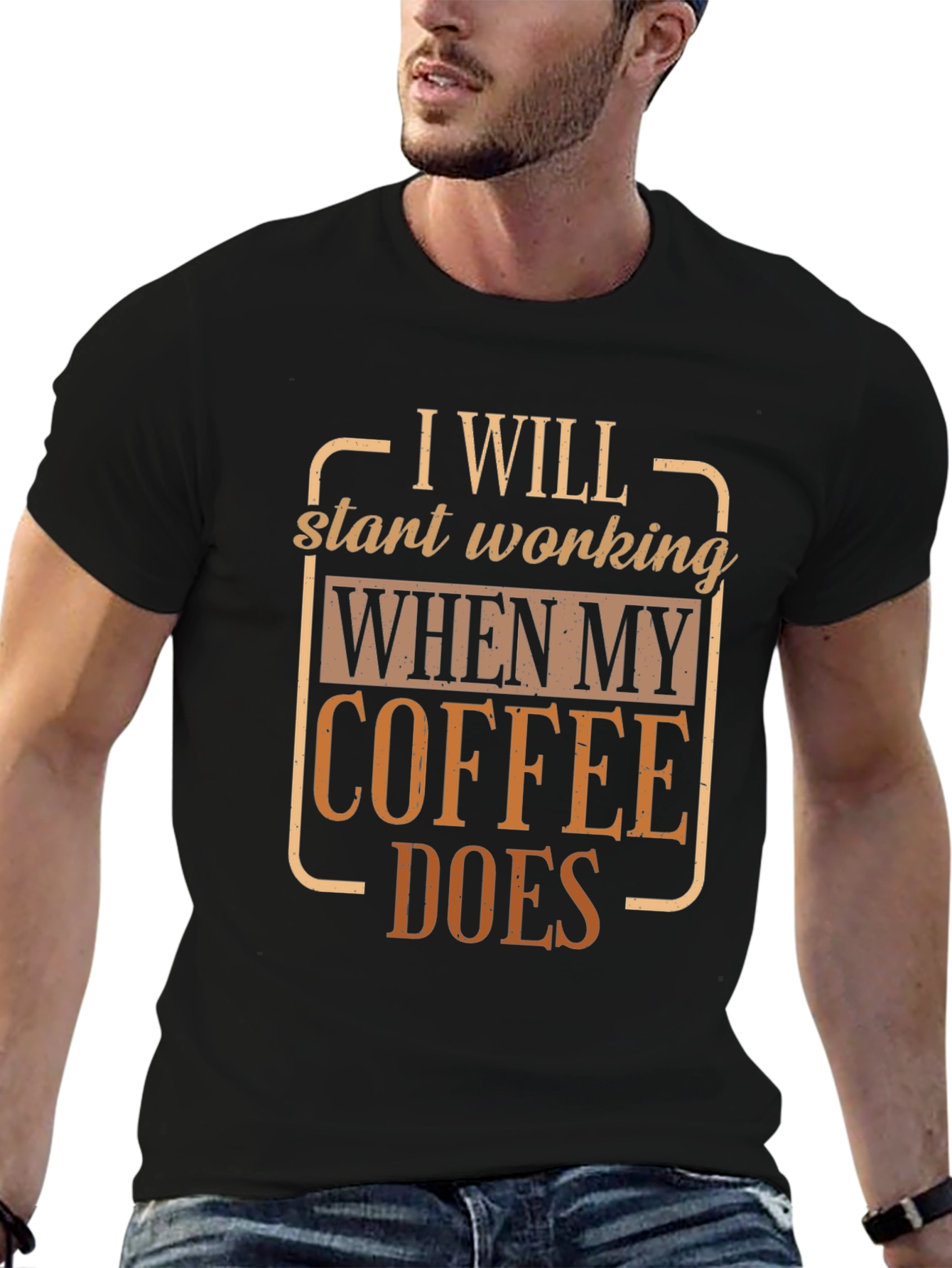 Coffee Does T-Shirt - Funny Work Tee