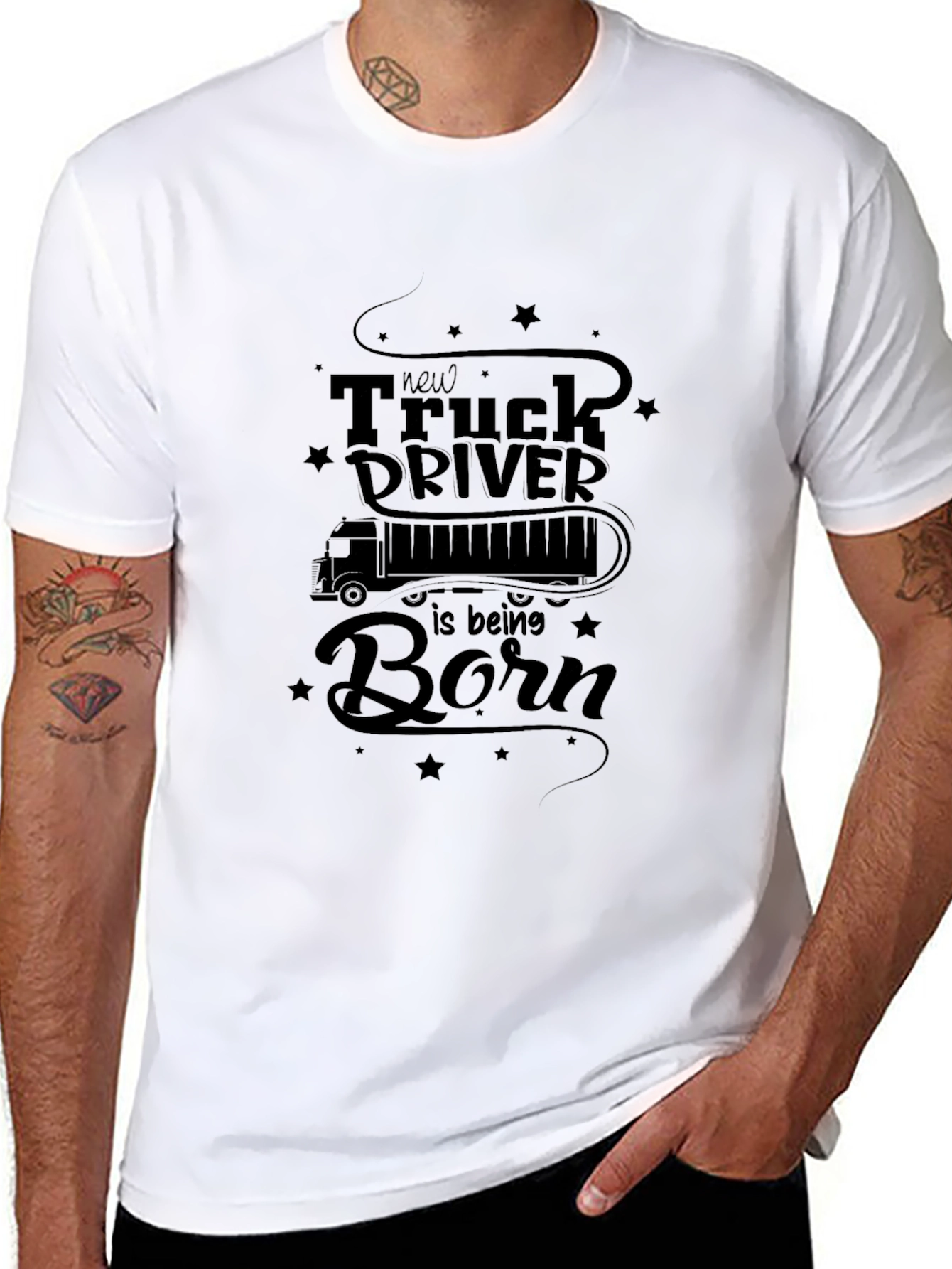 New Truck Driver Black T-Shirt