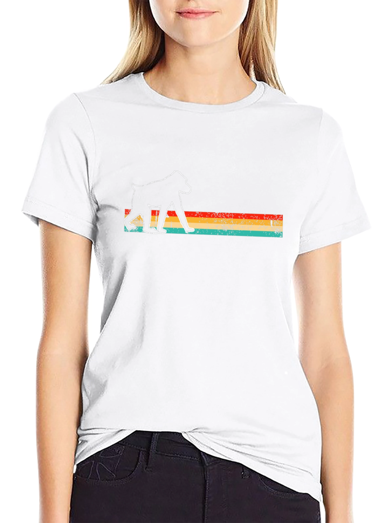 Retro Baboon Graphic T-Shirt
