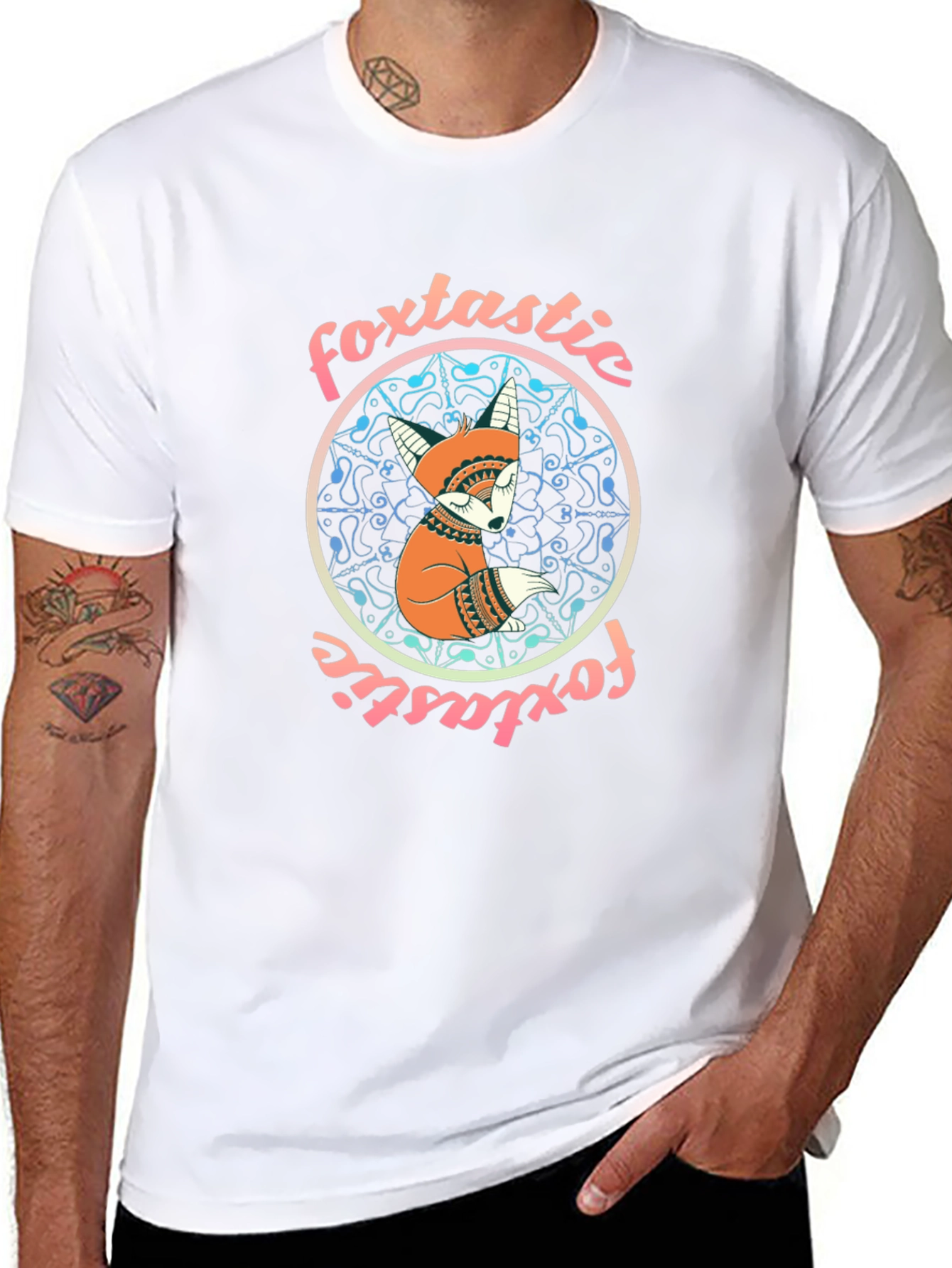 Foxtastic Graphic Print T-Shirt