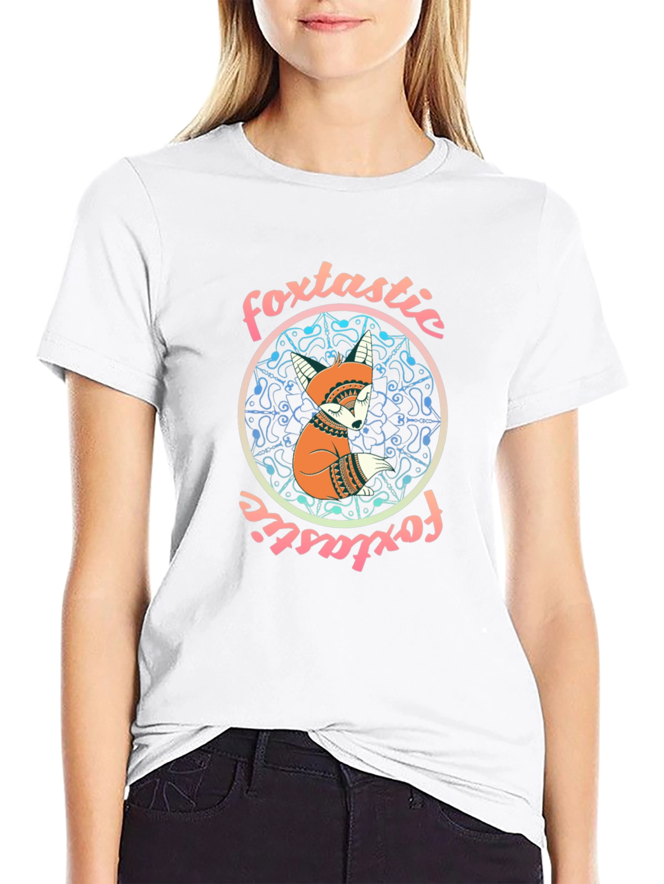 Foxtastic Graphic Print T-Shirt