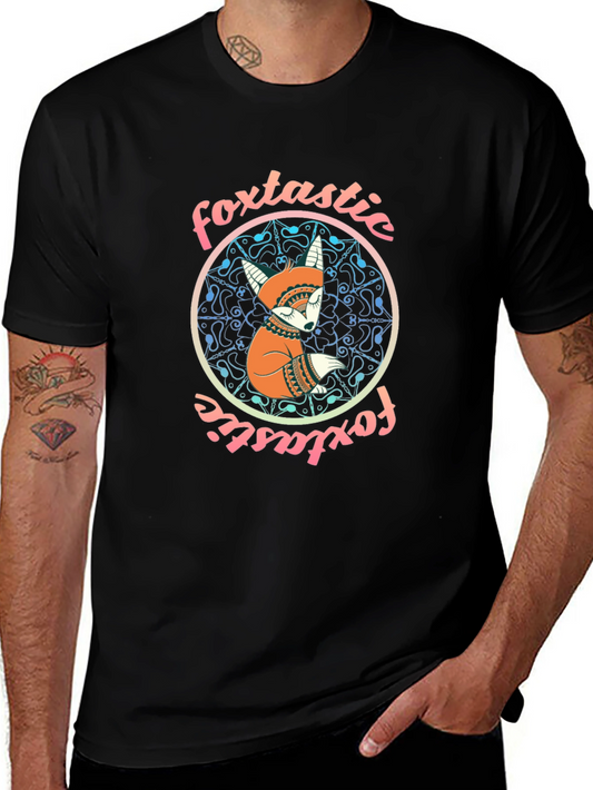 Foxtastic Graphic Print T-Shirt
