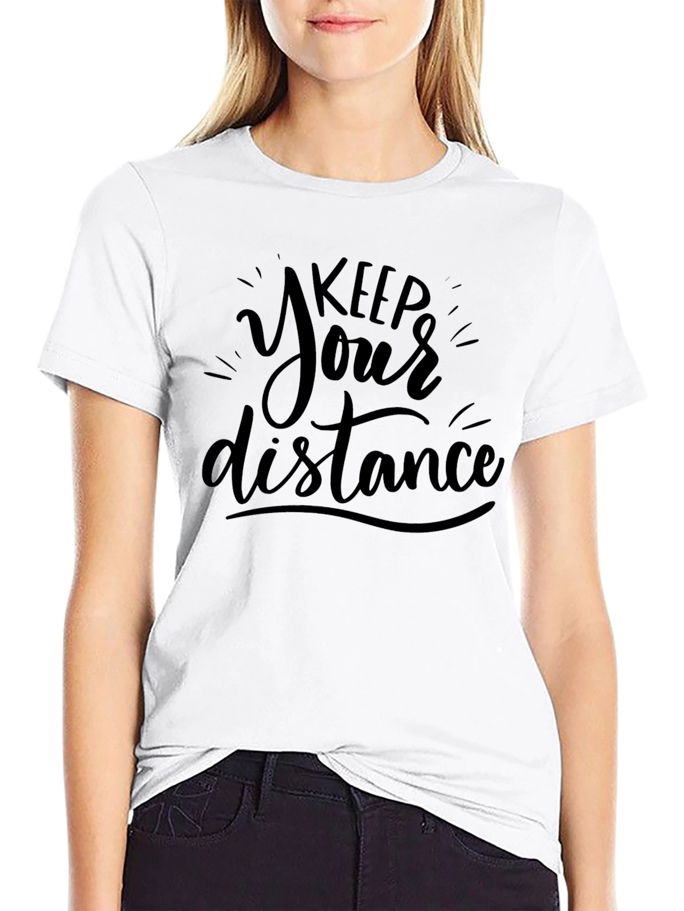 Keep Your Distance Graphic T-Shirt