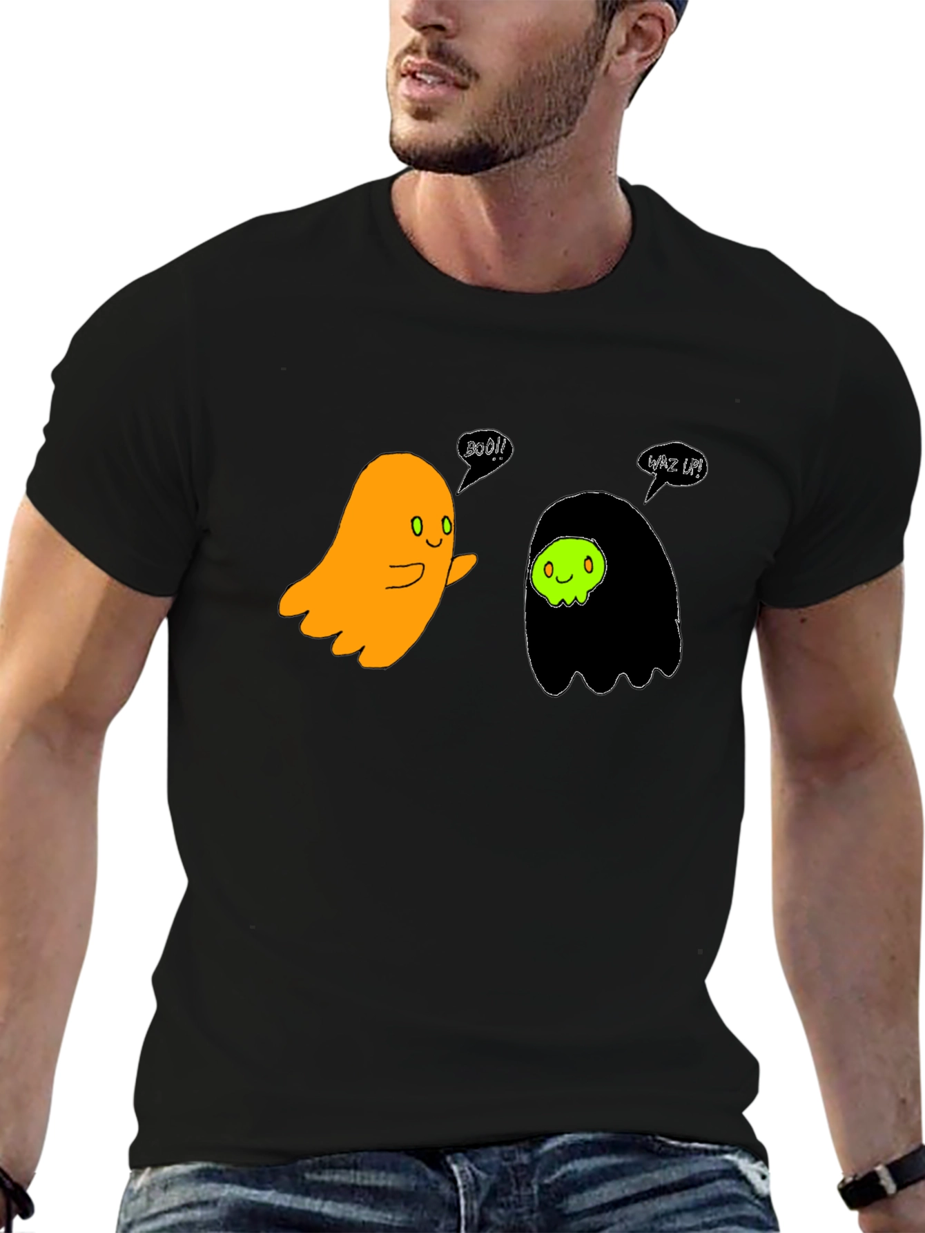 Funny Ghost T-Shirt - Halloween Spooky Season