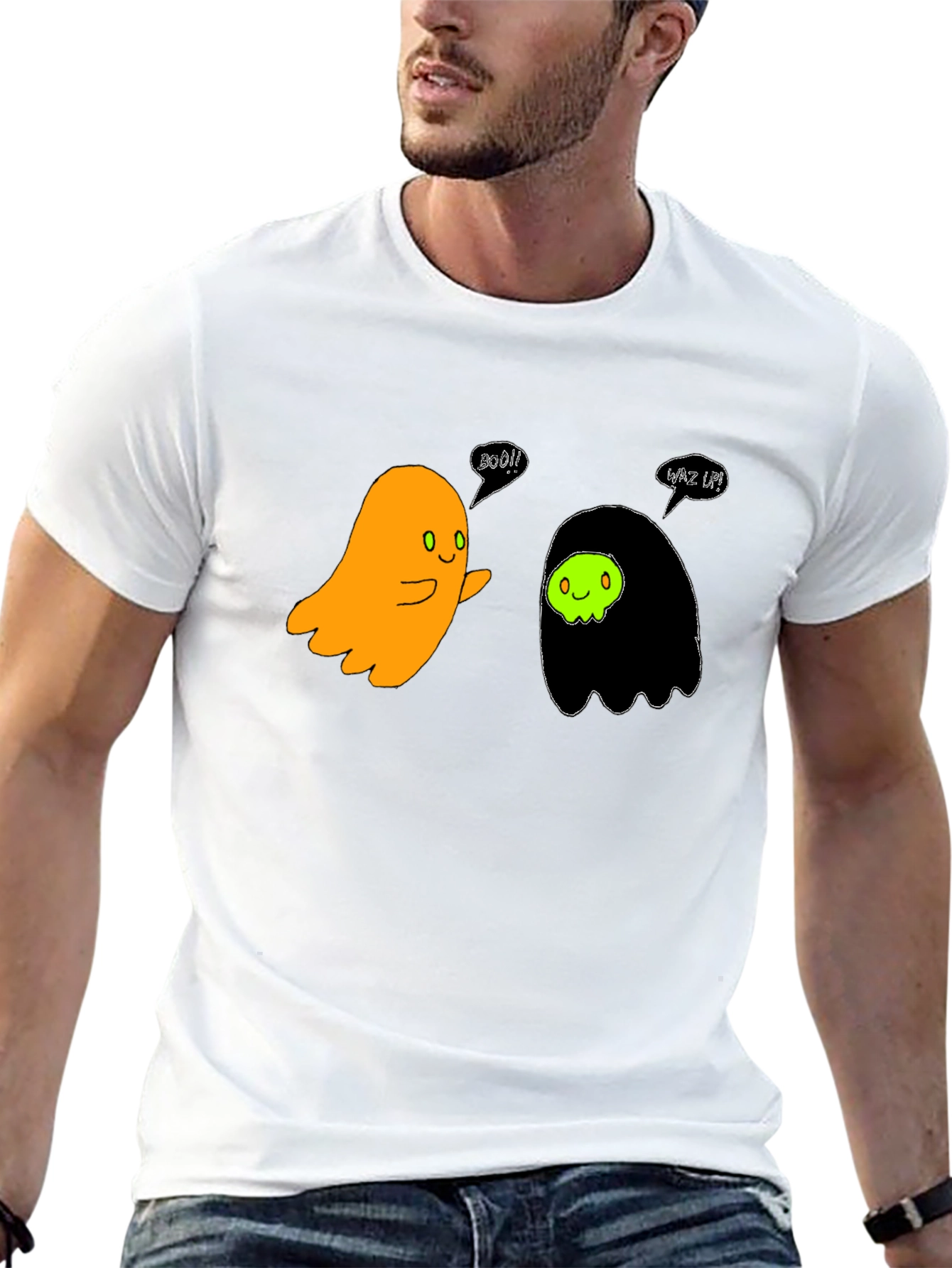 Funny Ghost T-Shirt - Halloween Spooky Season