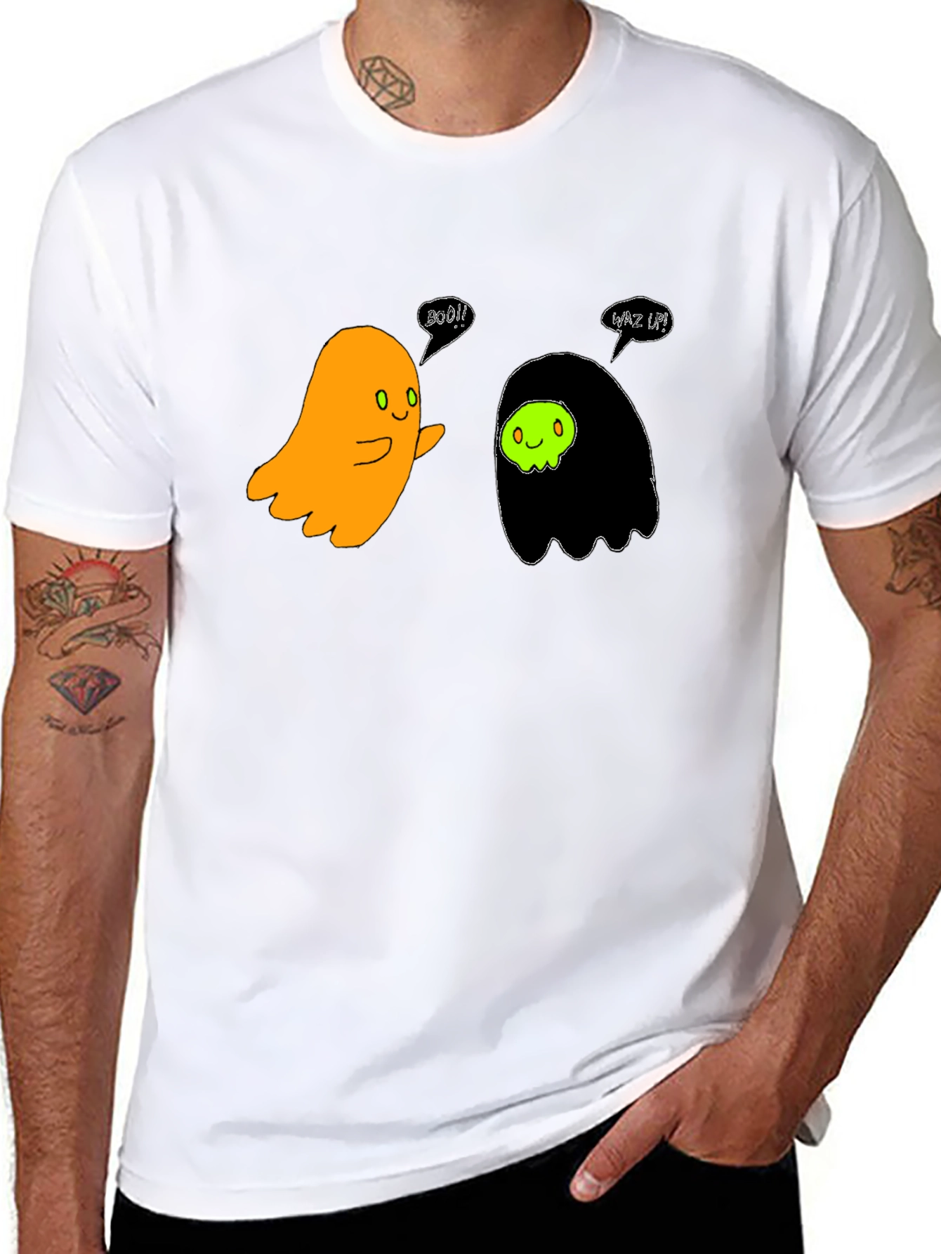 Funny Ghost T-Shirt - Halloween Spooky Season