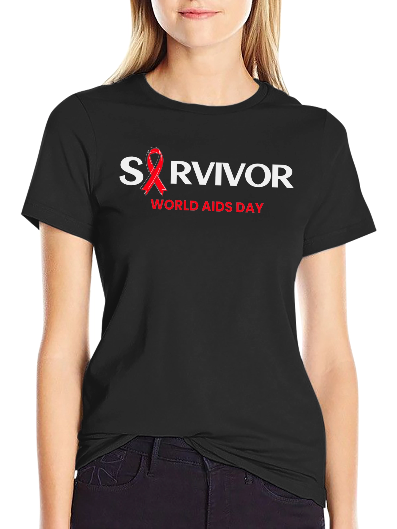 Survivor World AIDS Day Awareness T-Shirt