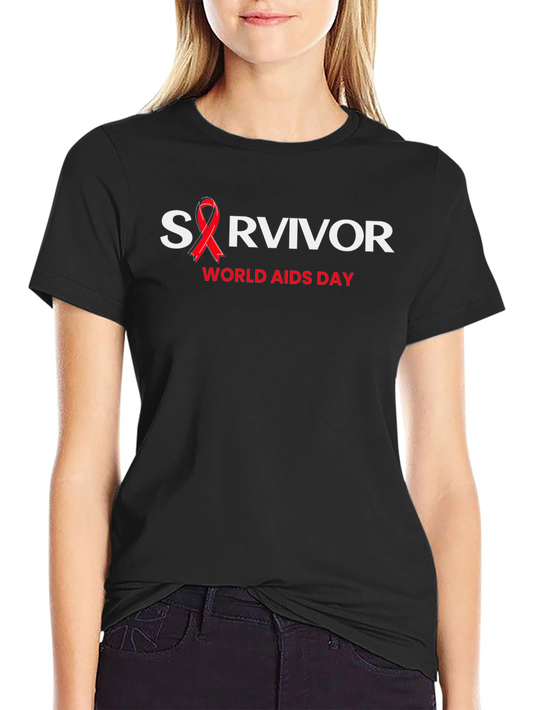 Survivor World AIDS Day Awareness T-Shirt