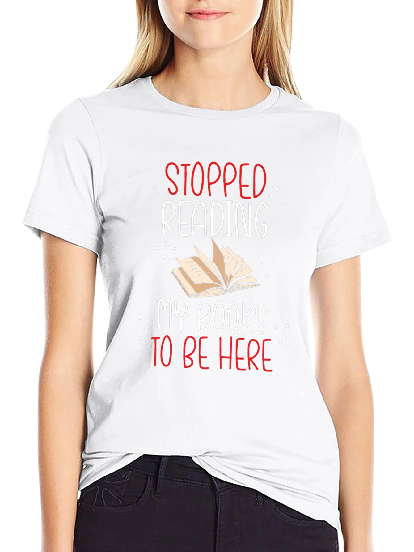 Stopped Reading Book T-Shirt