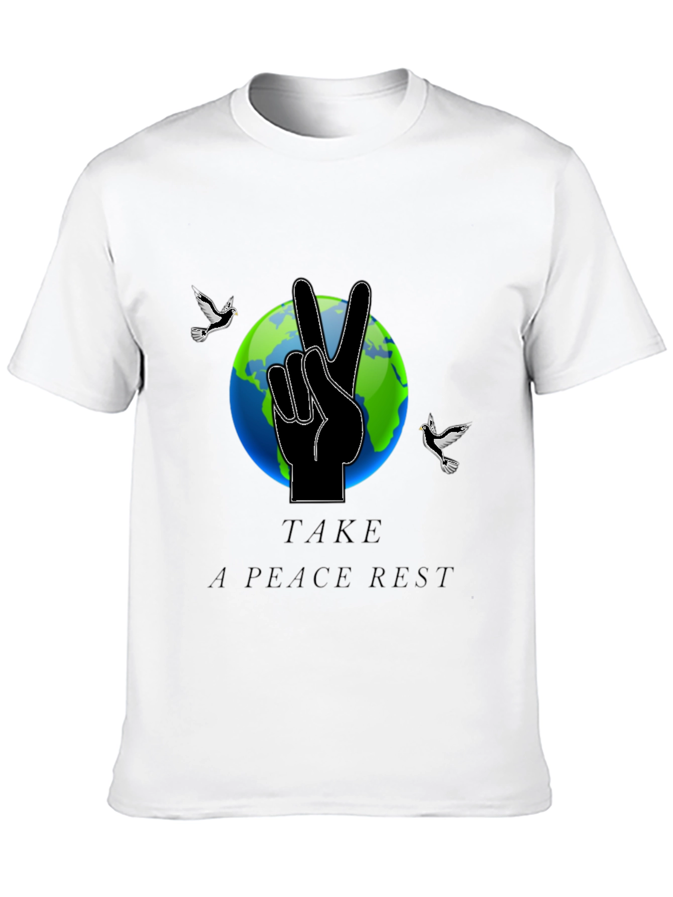 Peaceful Earth Graphic Tee - Relax & Reconnect