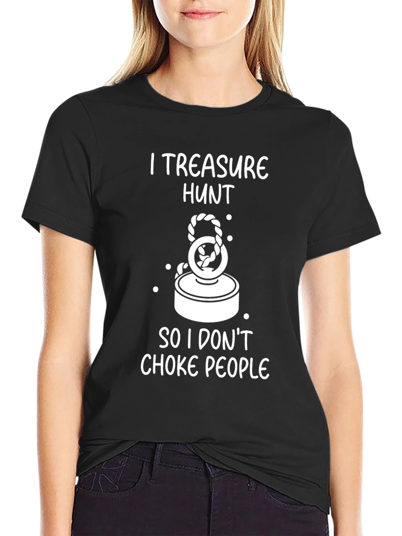 I Treasure Hunt Funny Magnet Fishing T-Shirt