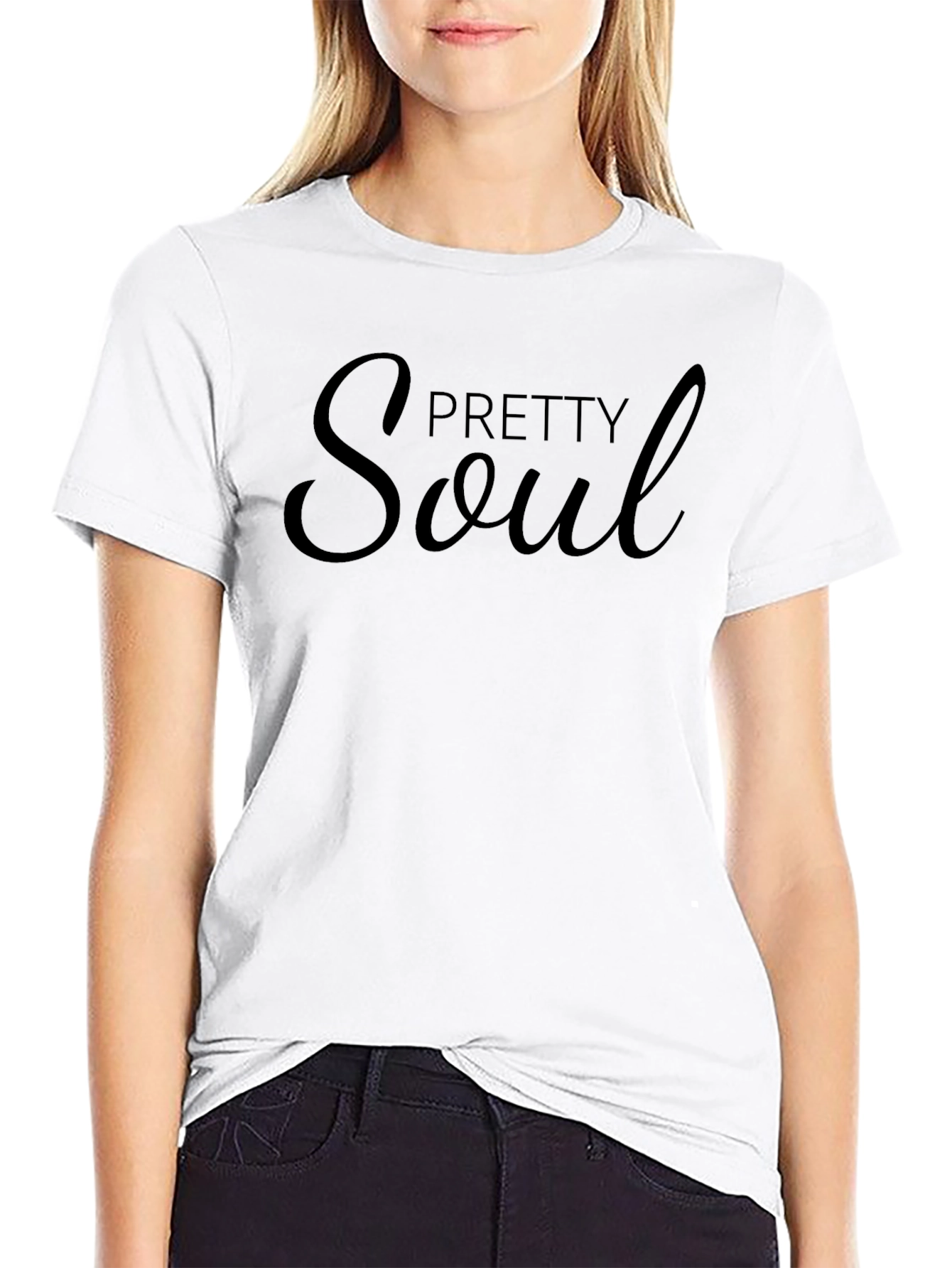Pretty Soul Black Graphic T-Shirt