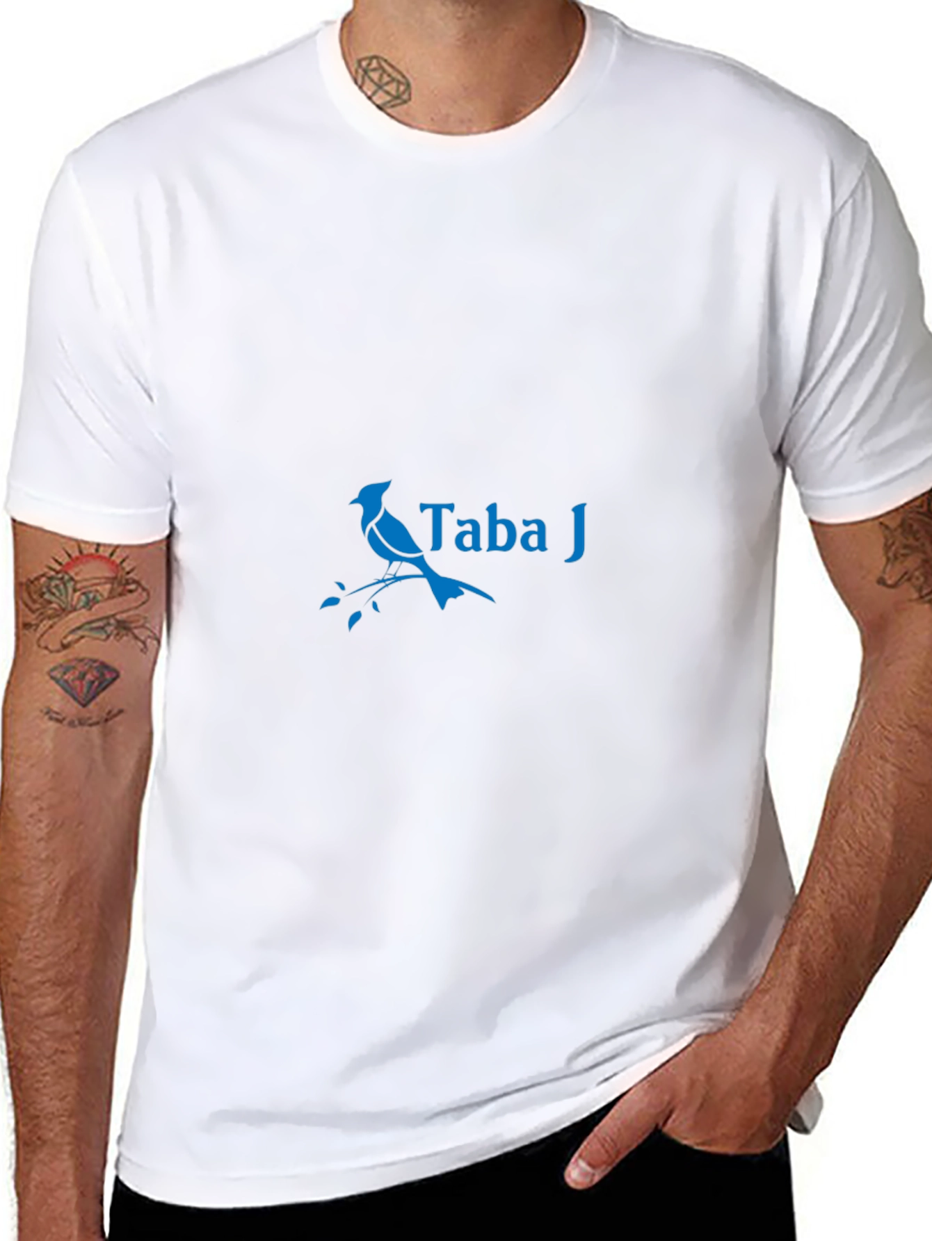 Taba J Graphic Print Black T-Shirt