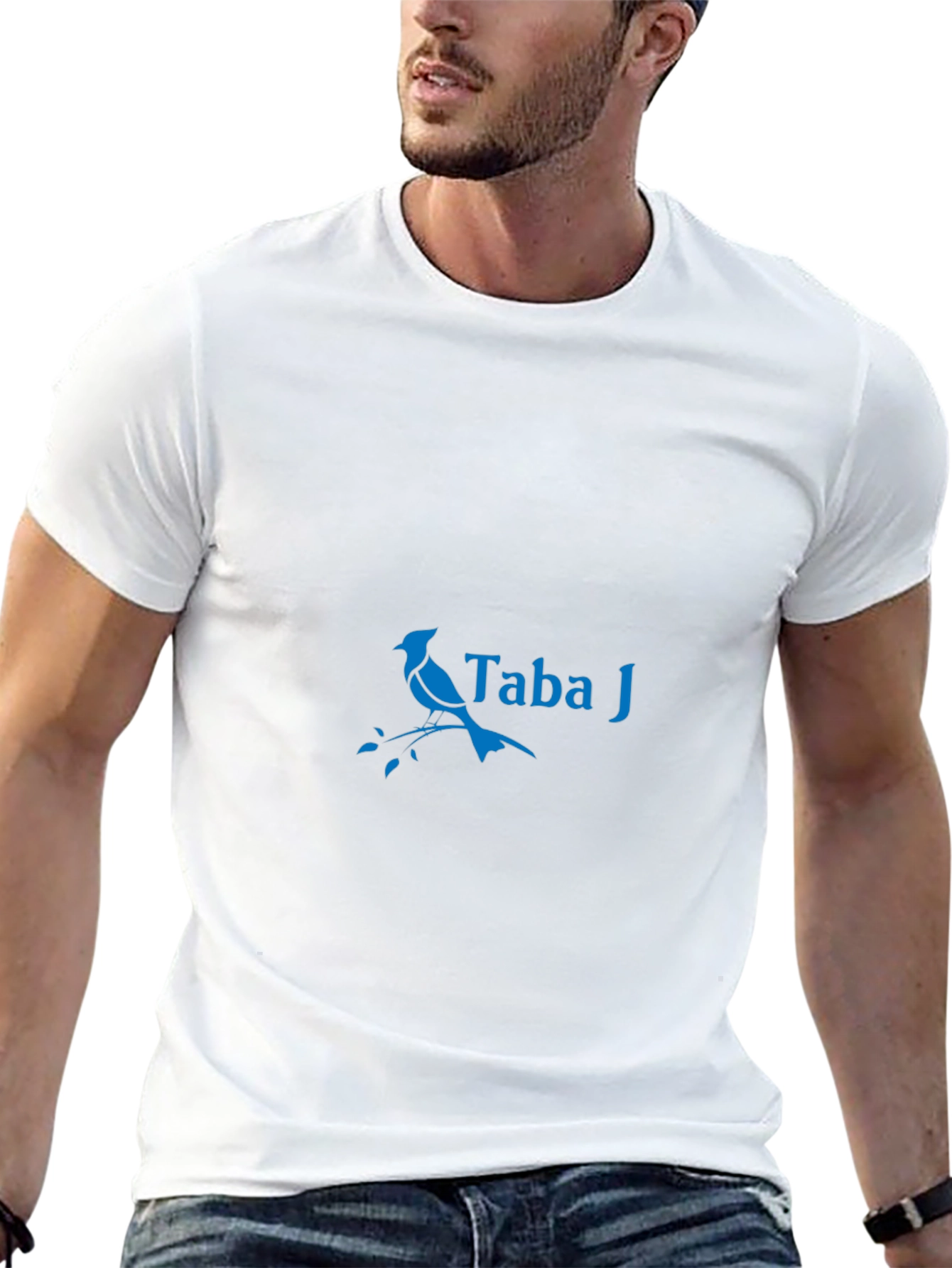 Taba J Graphic Print Black T-Shirt