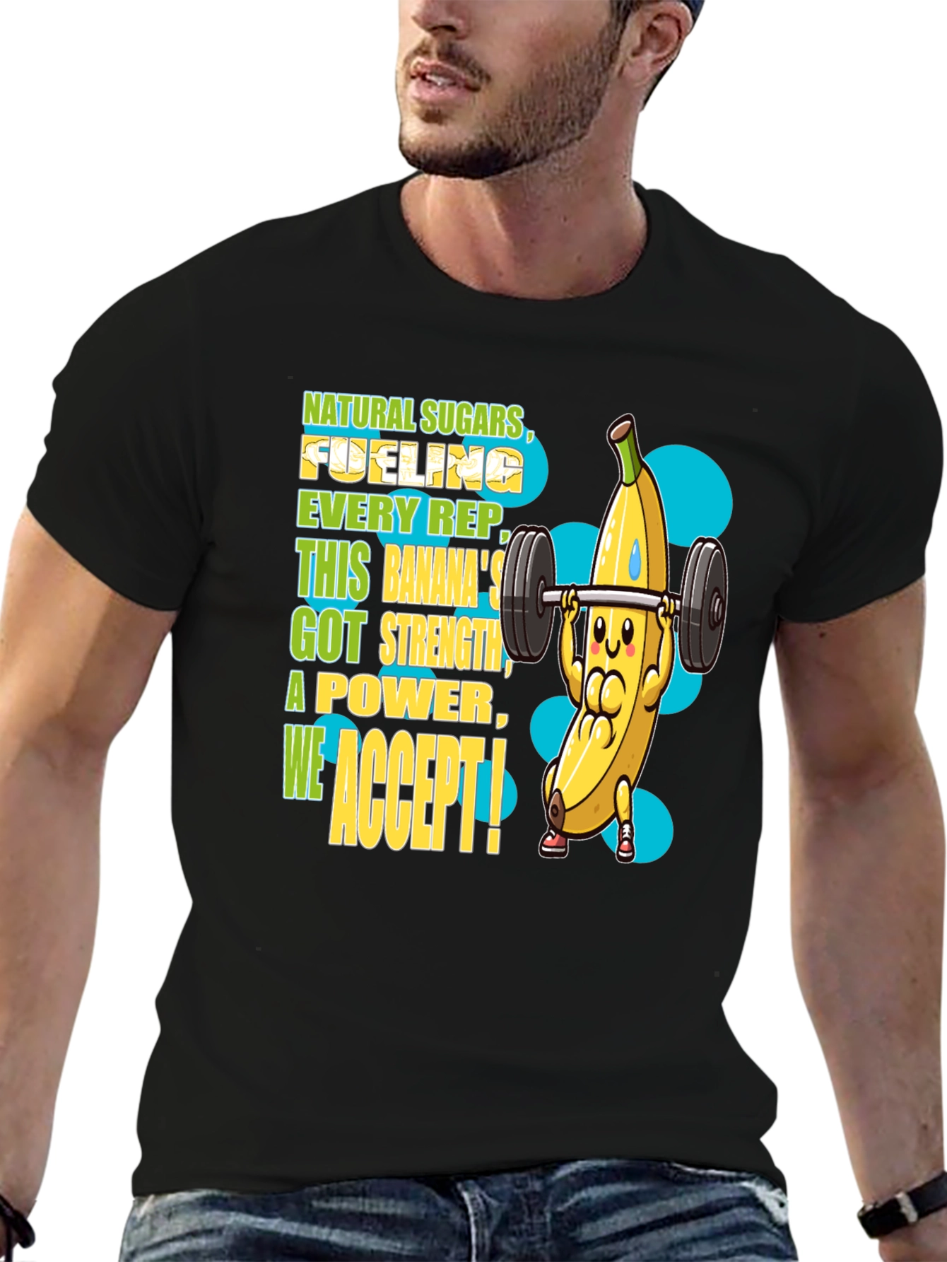 Funny Banana Weightlifting T-Shirt