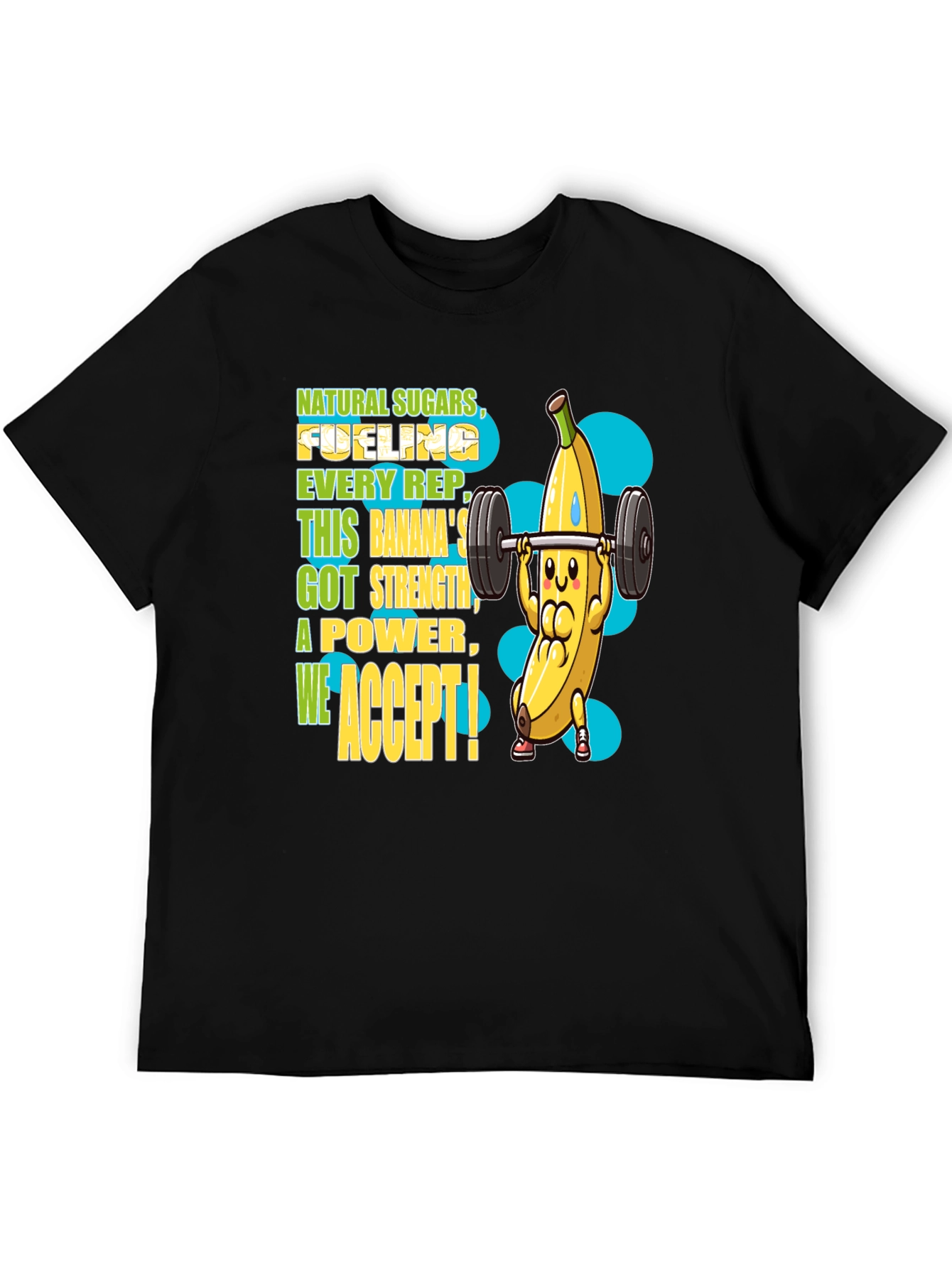 Funny Banana Weightlifting T-Shirt