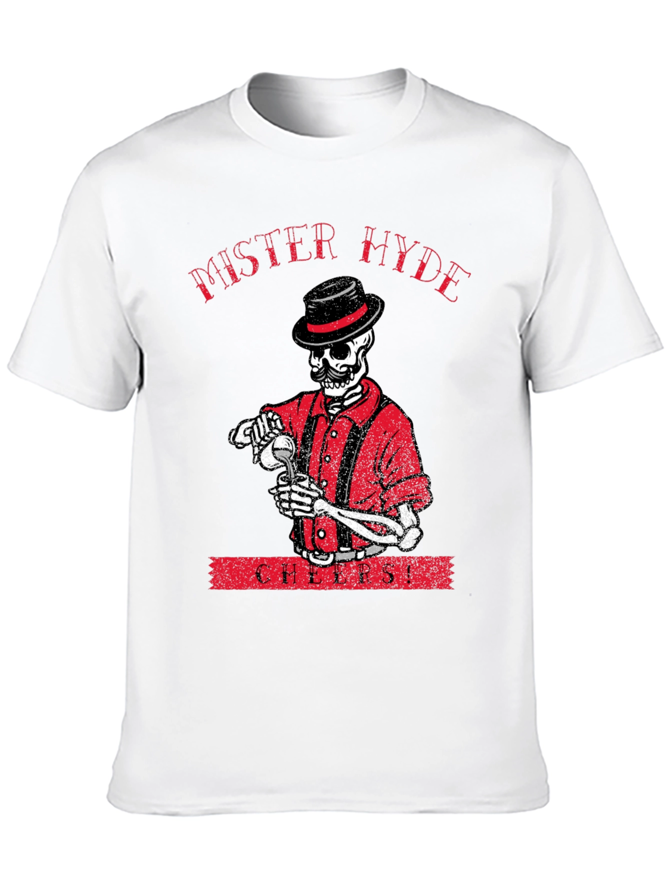 Mister Hyde Skeleton Graphic Tee - Cheers!