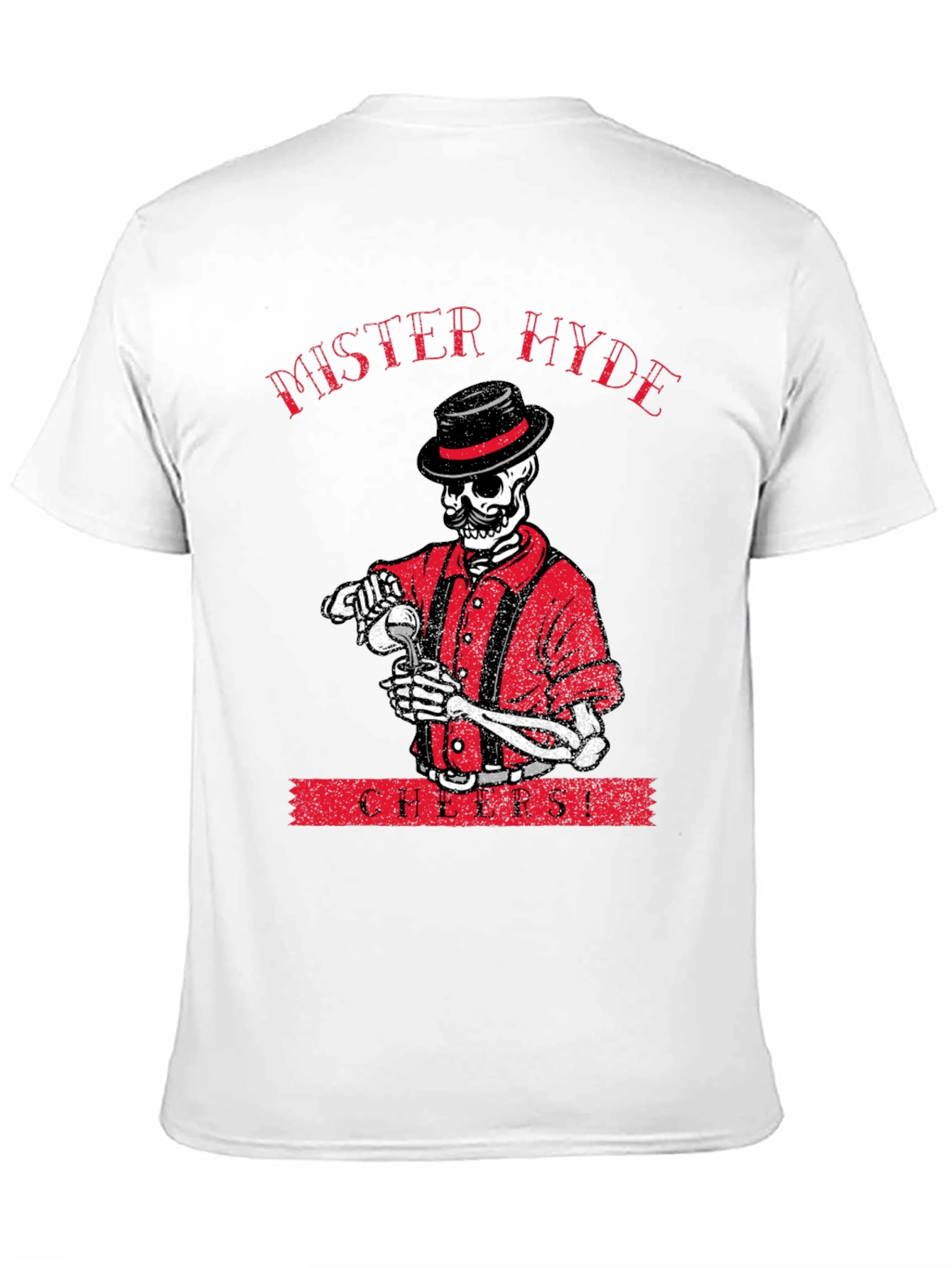 Mister Hyde Skeleton Graphic Tee - Cheers!