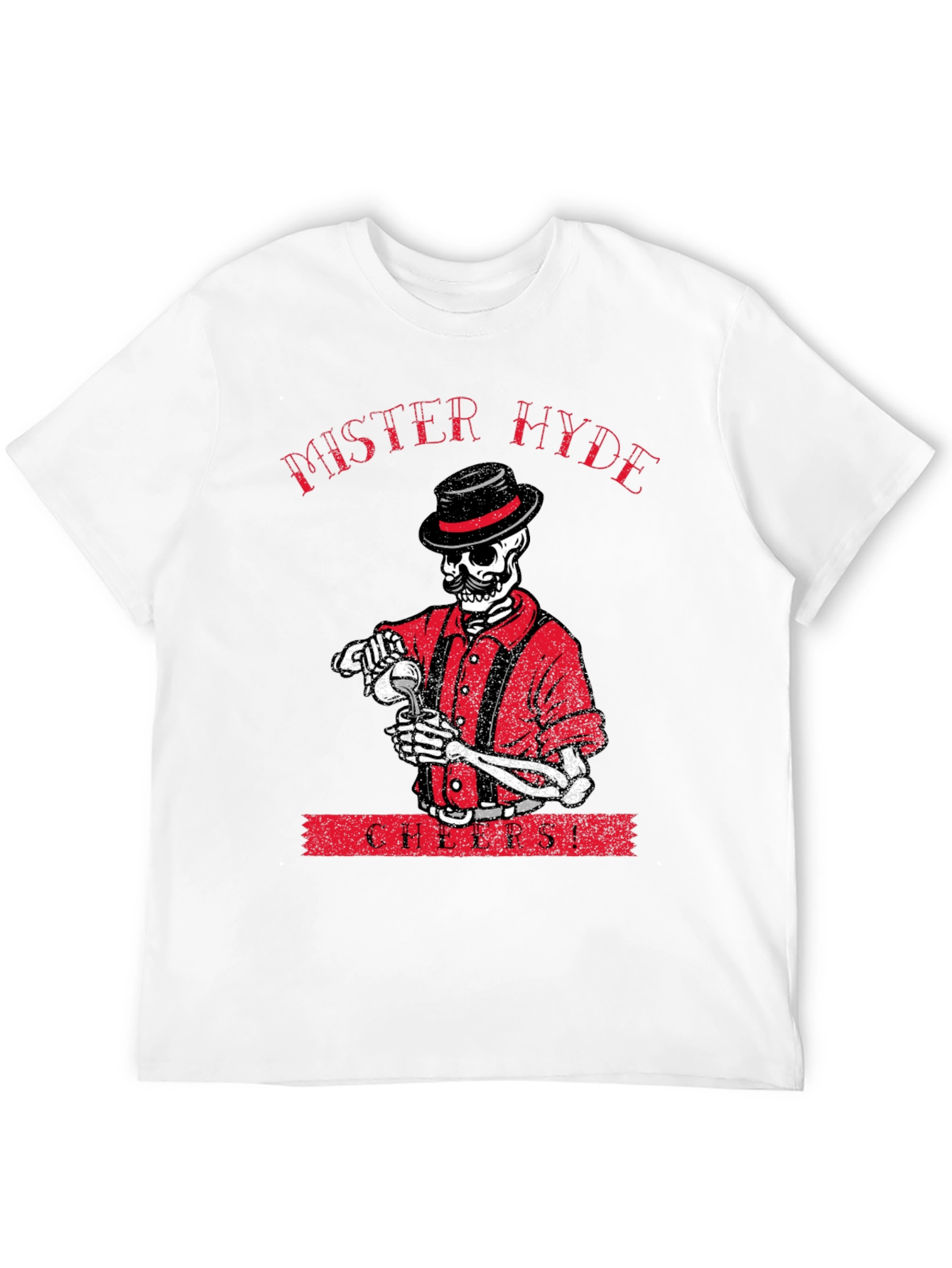 Mister Hyde Skeleton Graphic Tee - Cheers!