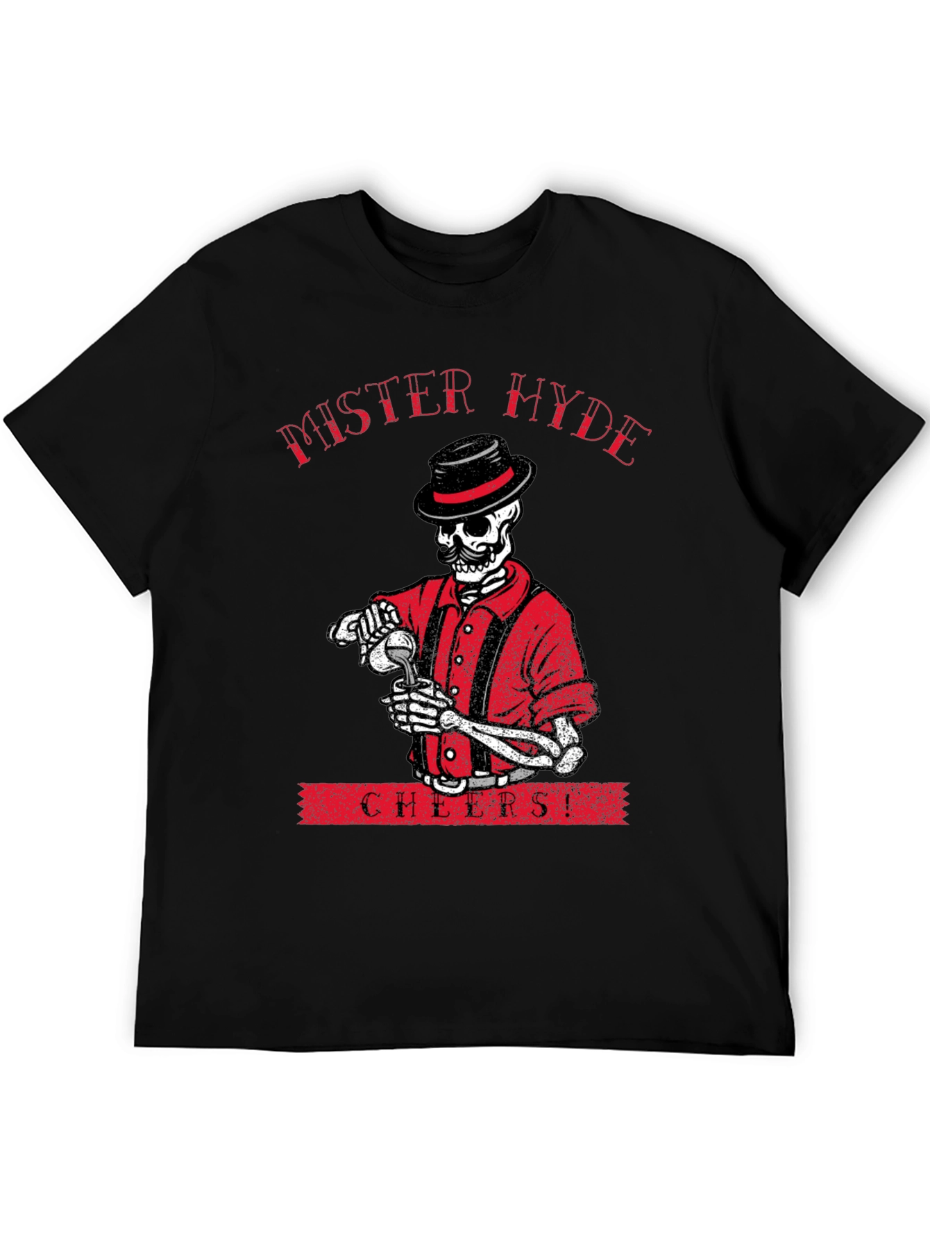 Mister Hyde Skeleton Graphic Tee - Cheers!
