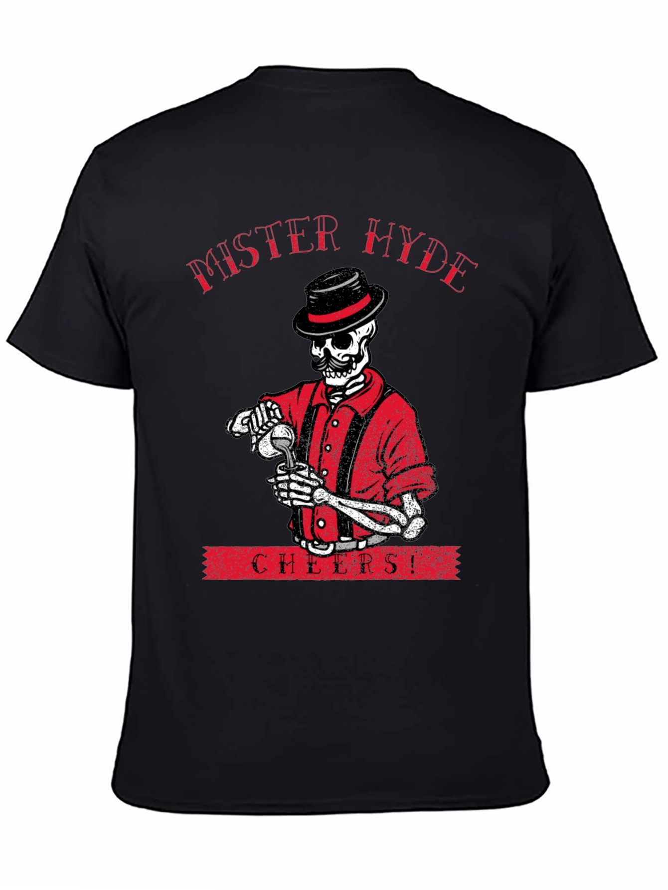 Mister Hyde Skeleton Graphic Tee - Cheers!