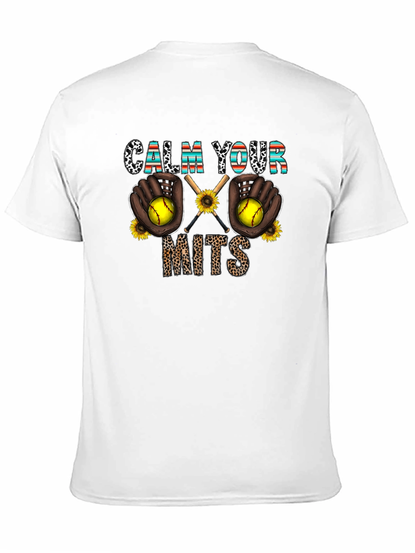 Calm Your Mits Softball Graphic Tee