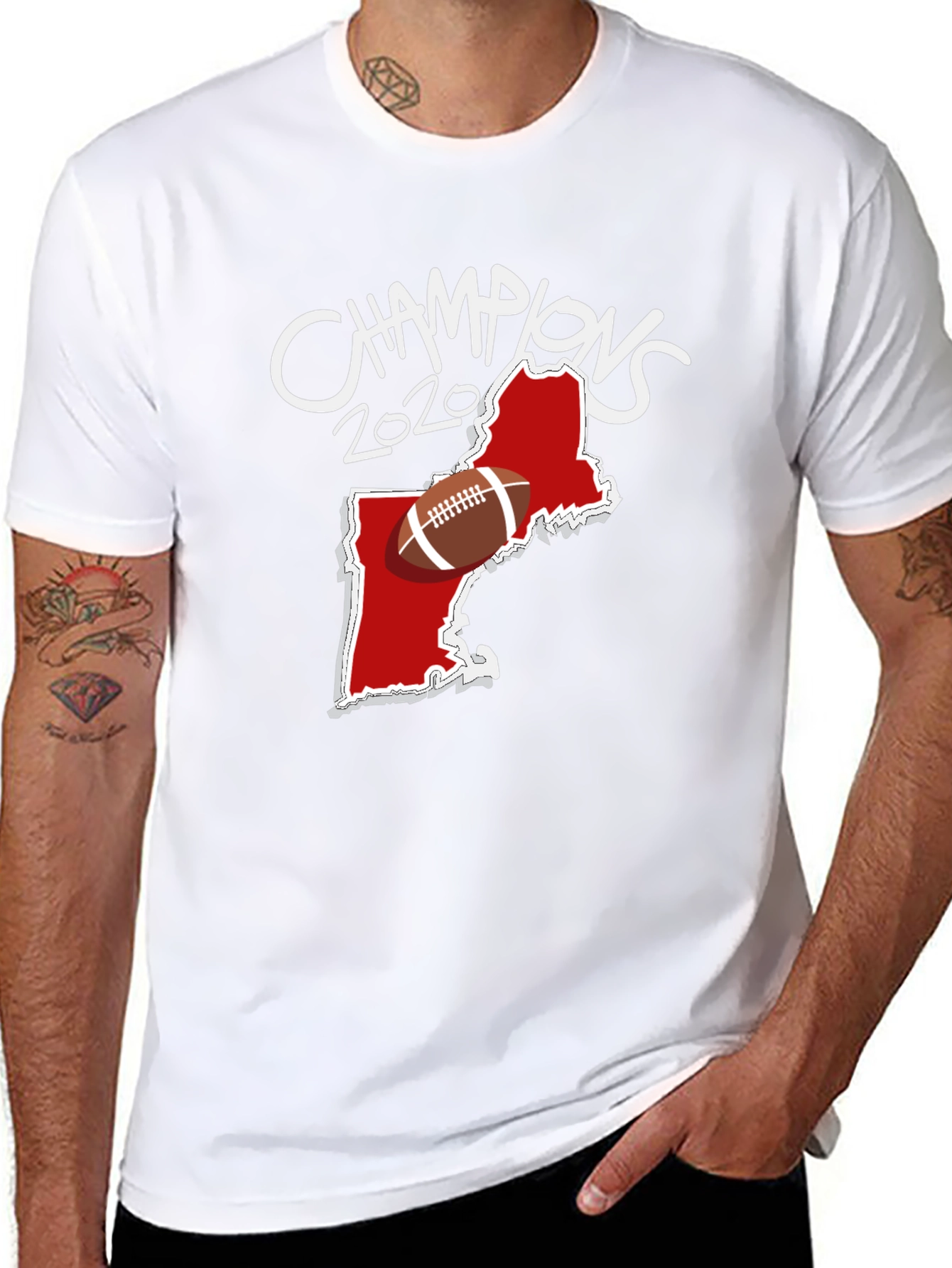 Champions 2020 Football T-Shirt