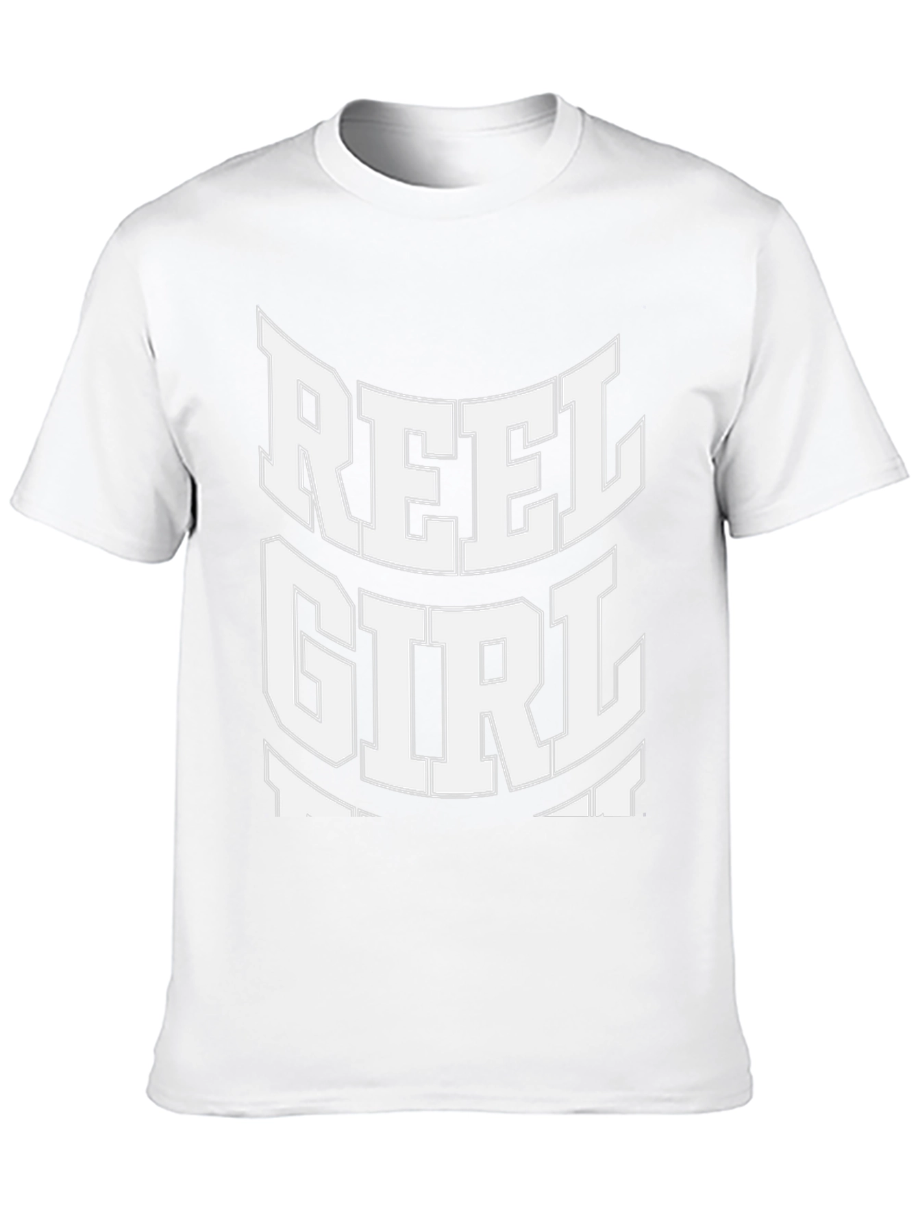 Reel Girl T-Shirt - Black Cotton Graphic Tee