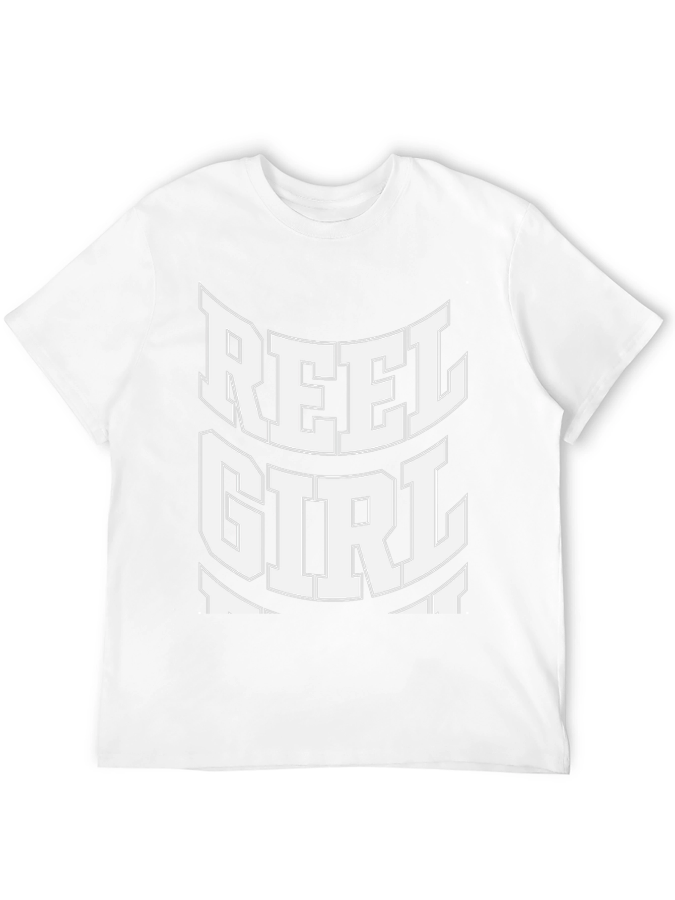 Reel Girl T-Shirt - Black Cotton Graphic Tee