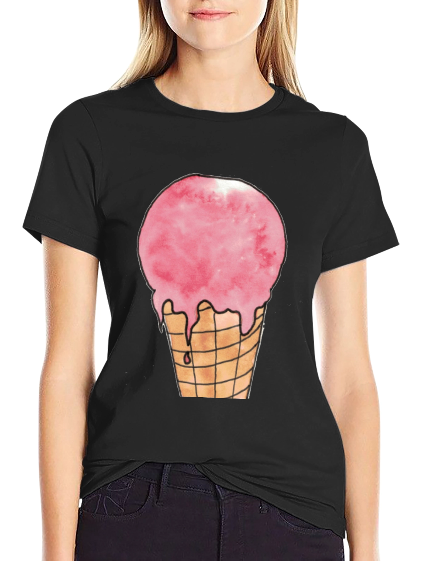 Ice Cream Cone Graphic T-Shirt