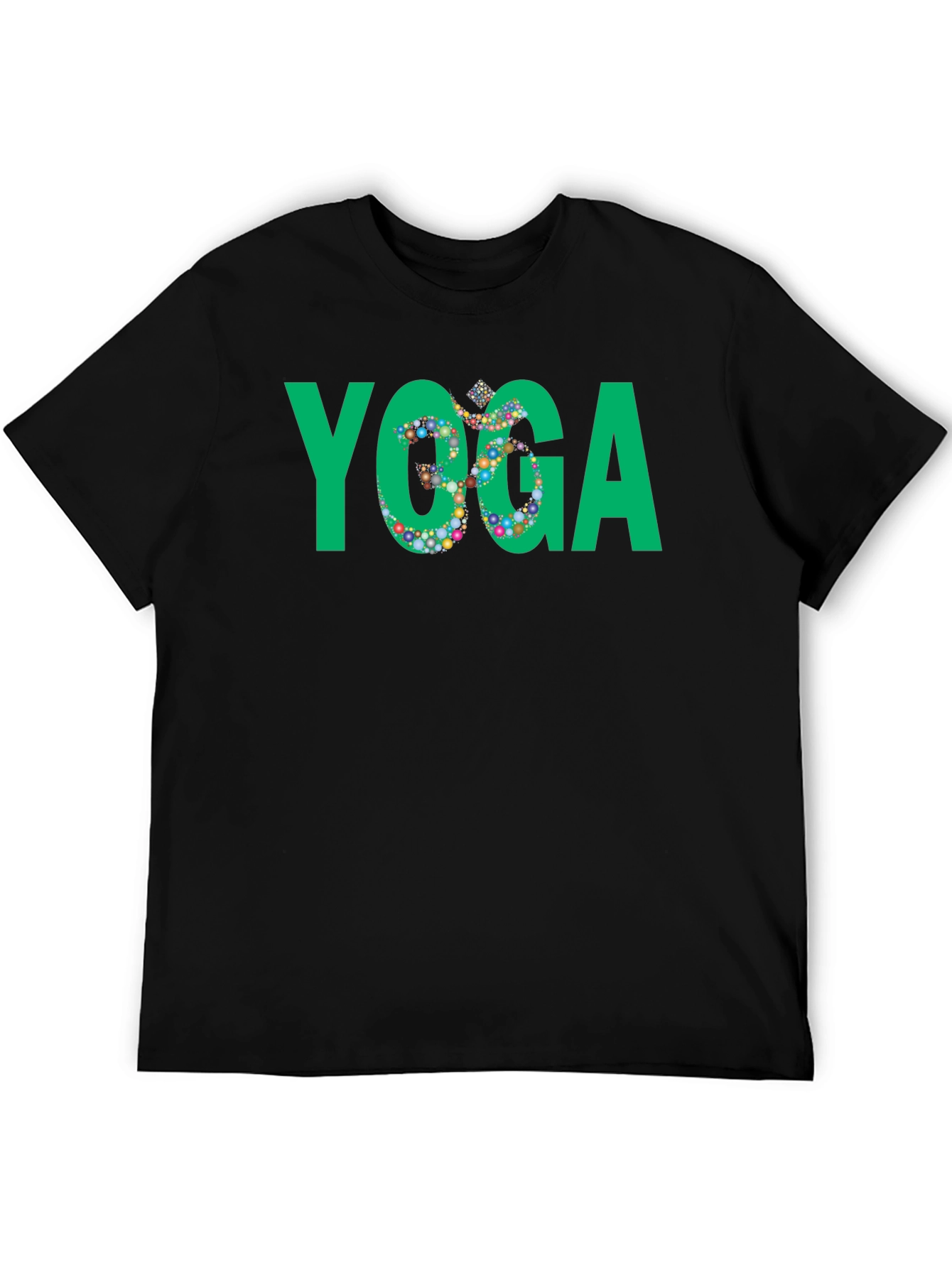 Yoga Graphic Black T-Shirt