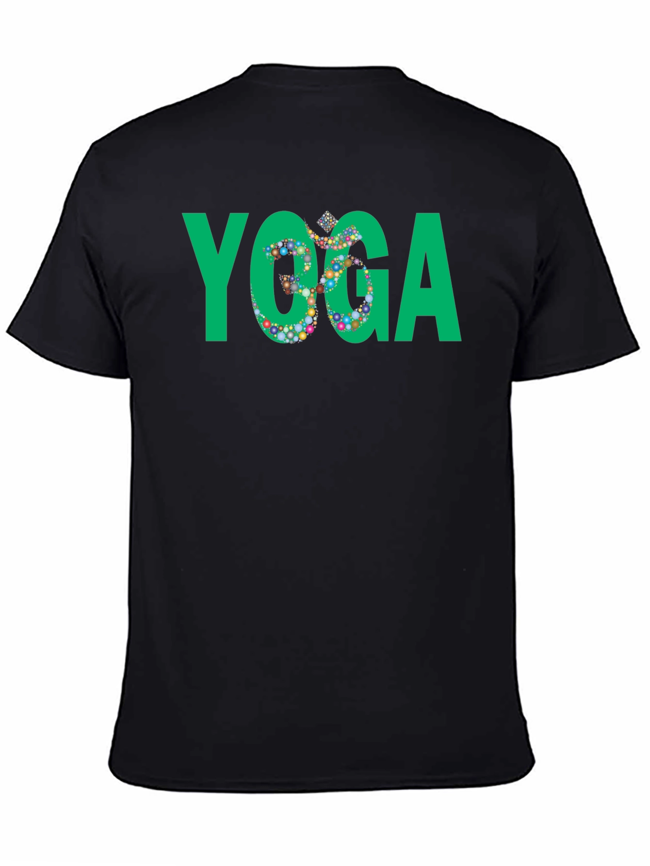 Yoga Graphic Black T-Shirt