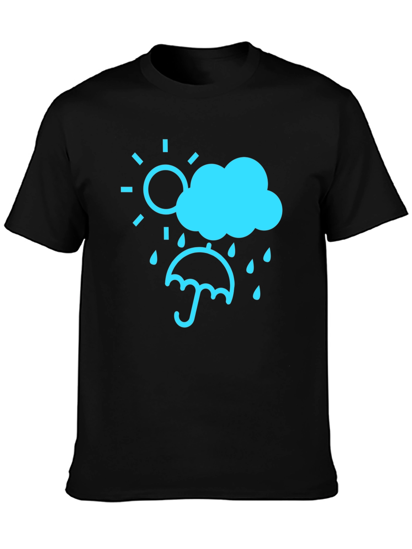 Weather Graphic Tee - Sun Cloud Rain