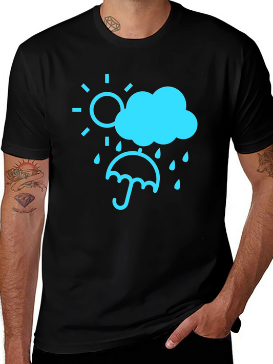 Weather Graphic Tee - Sun Cloud Rain
