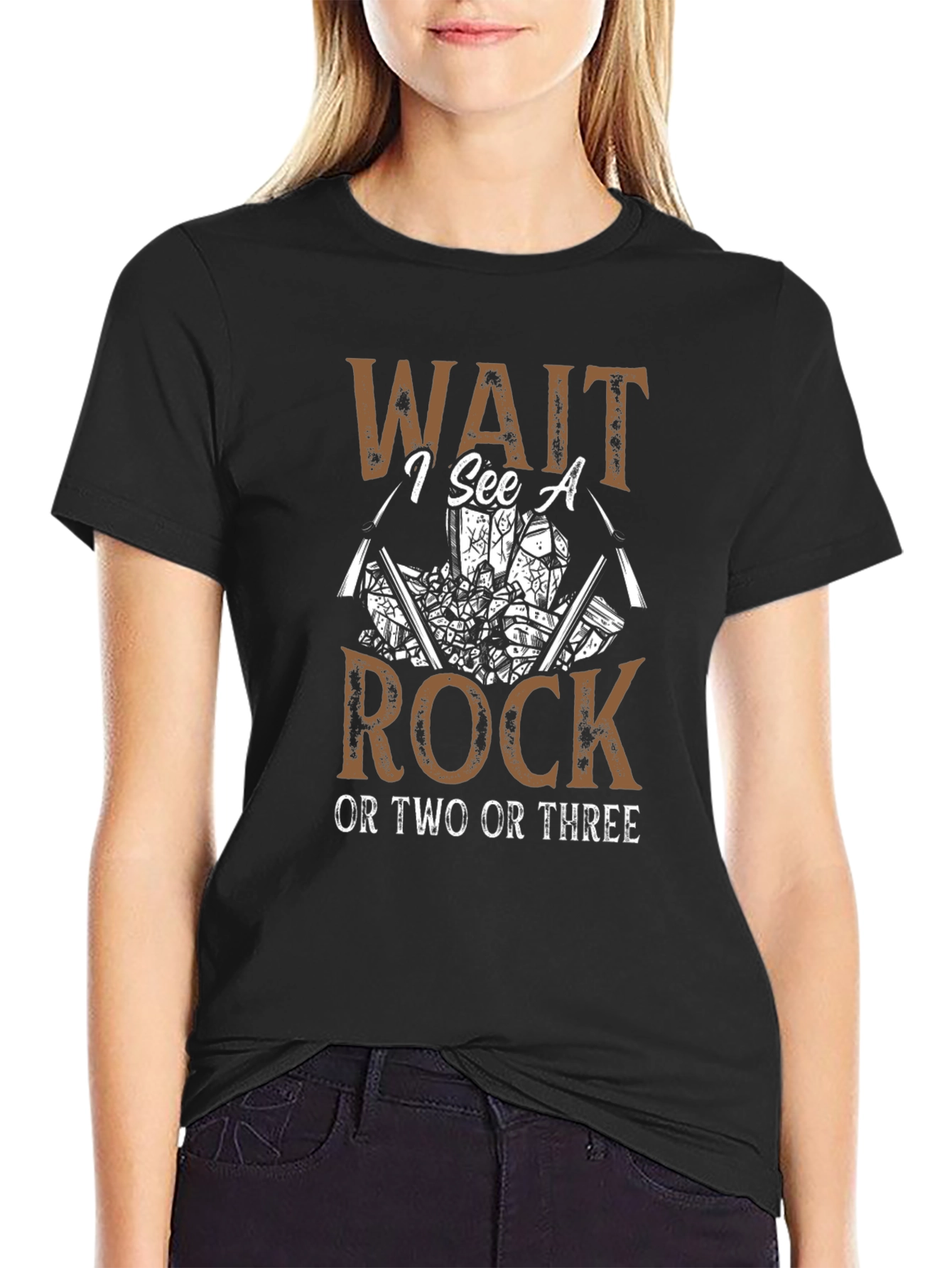 Wait I See A Rock T-Shirt Rockhound Tee