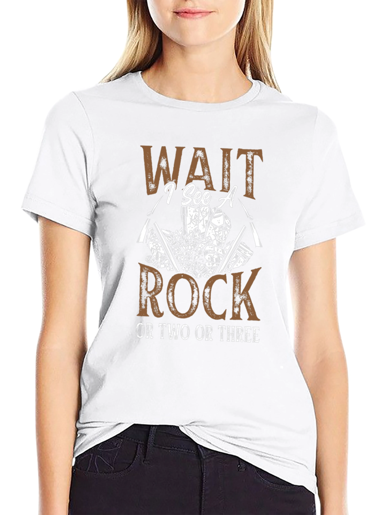 Wait I See A Rock T-Shirt Rockhound Tee