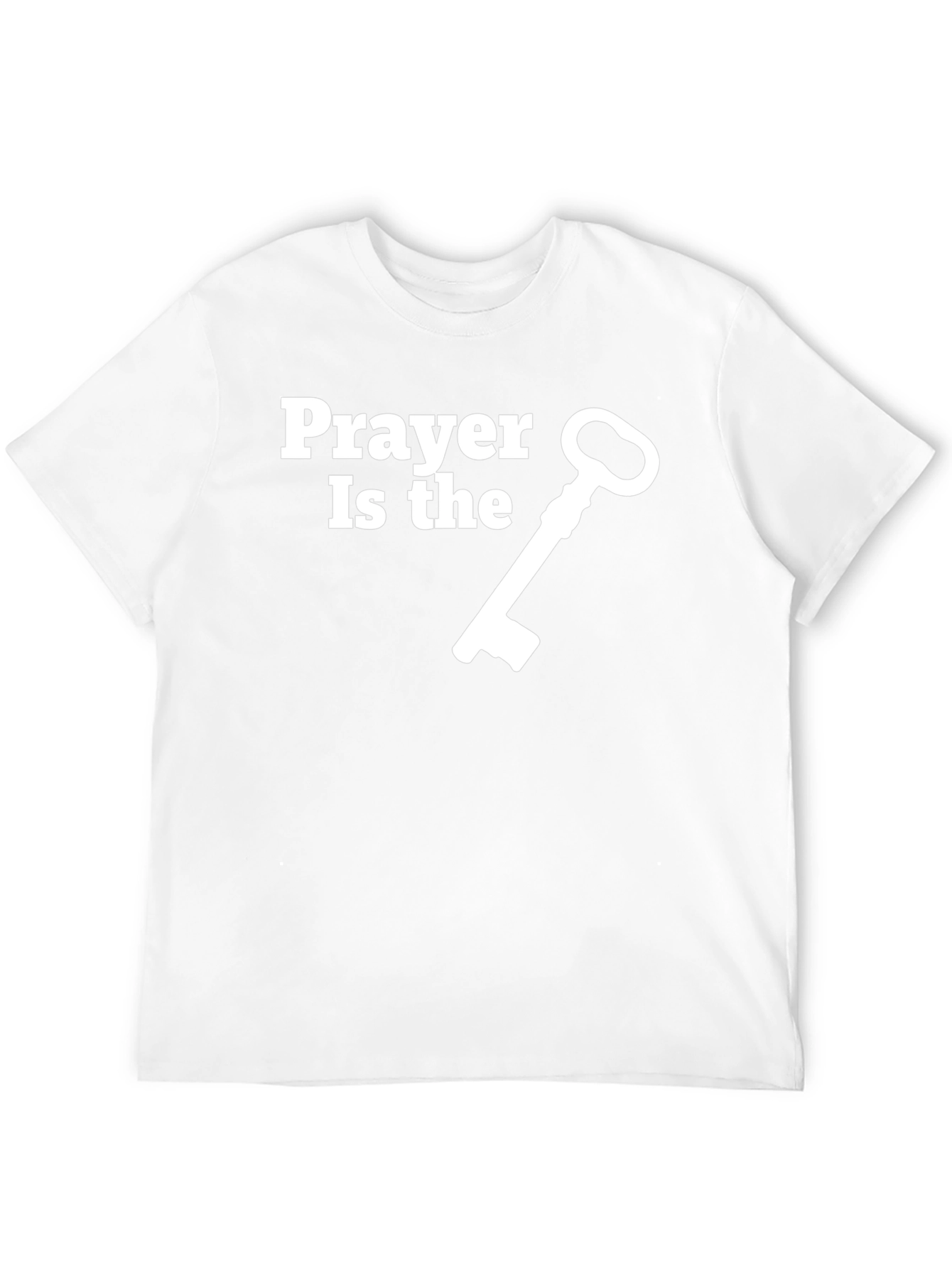 Prayer Is The Key T-Shirt - Christian Faith Apparel