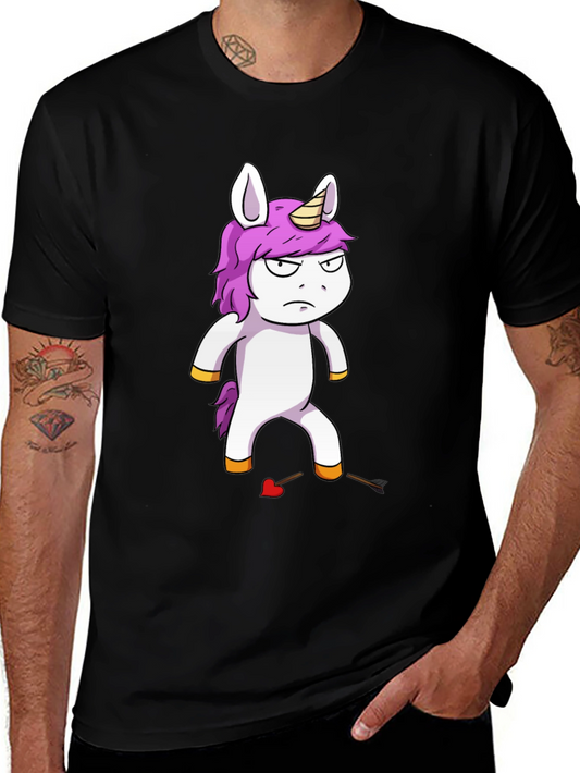 Grumpy Unicorn T-Shirt - Funny Cartoon Tee