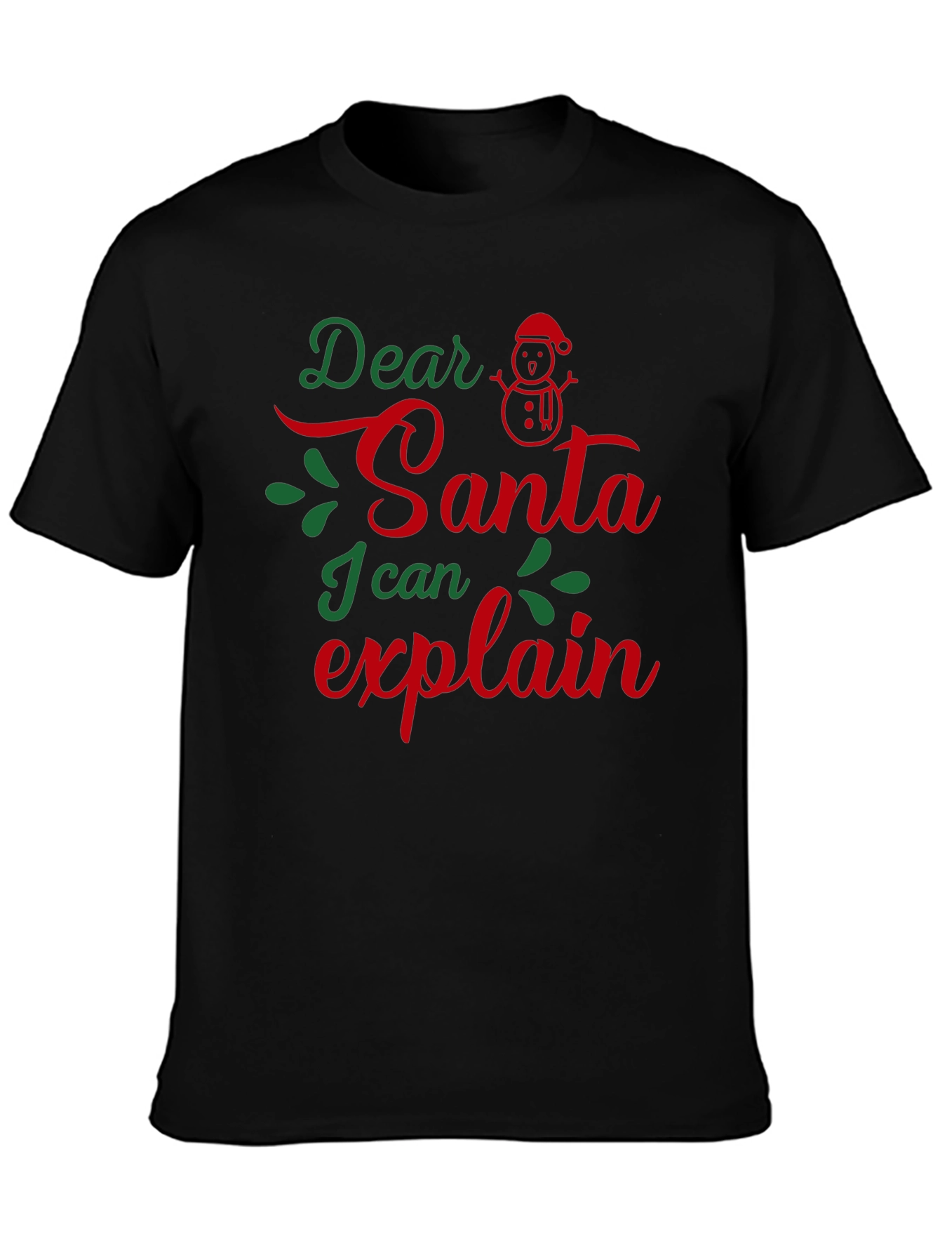 Dear Santa I Can Explain Christmas T-Shirt
