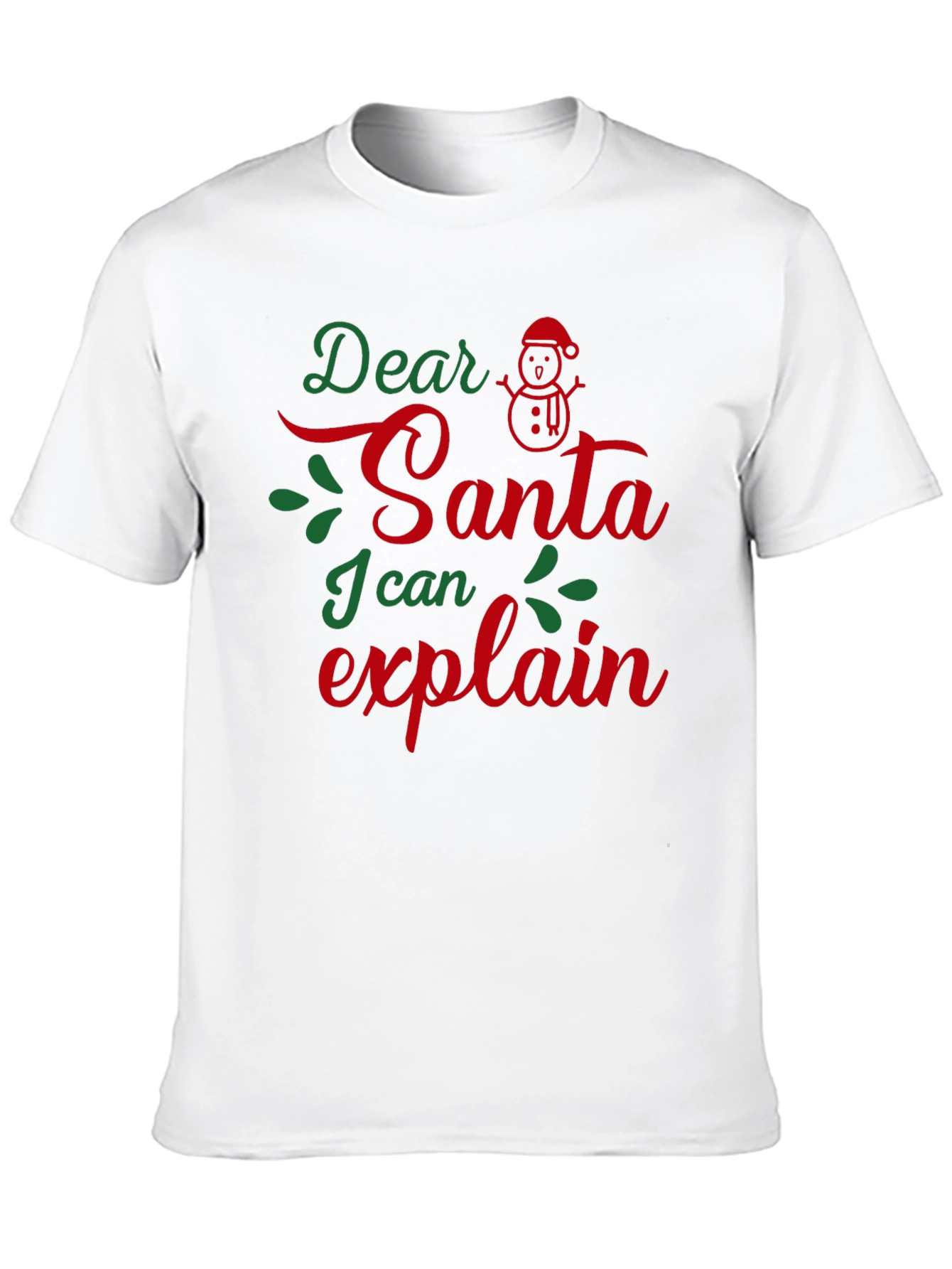 Dear Santa I Can Explain Christmas T-Shirt