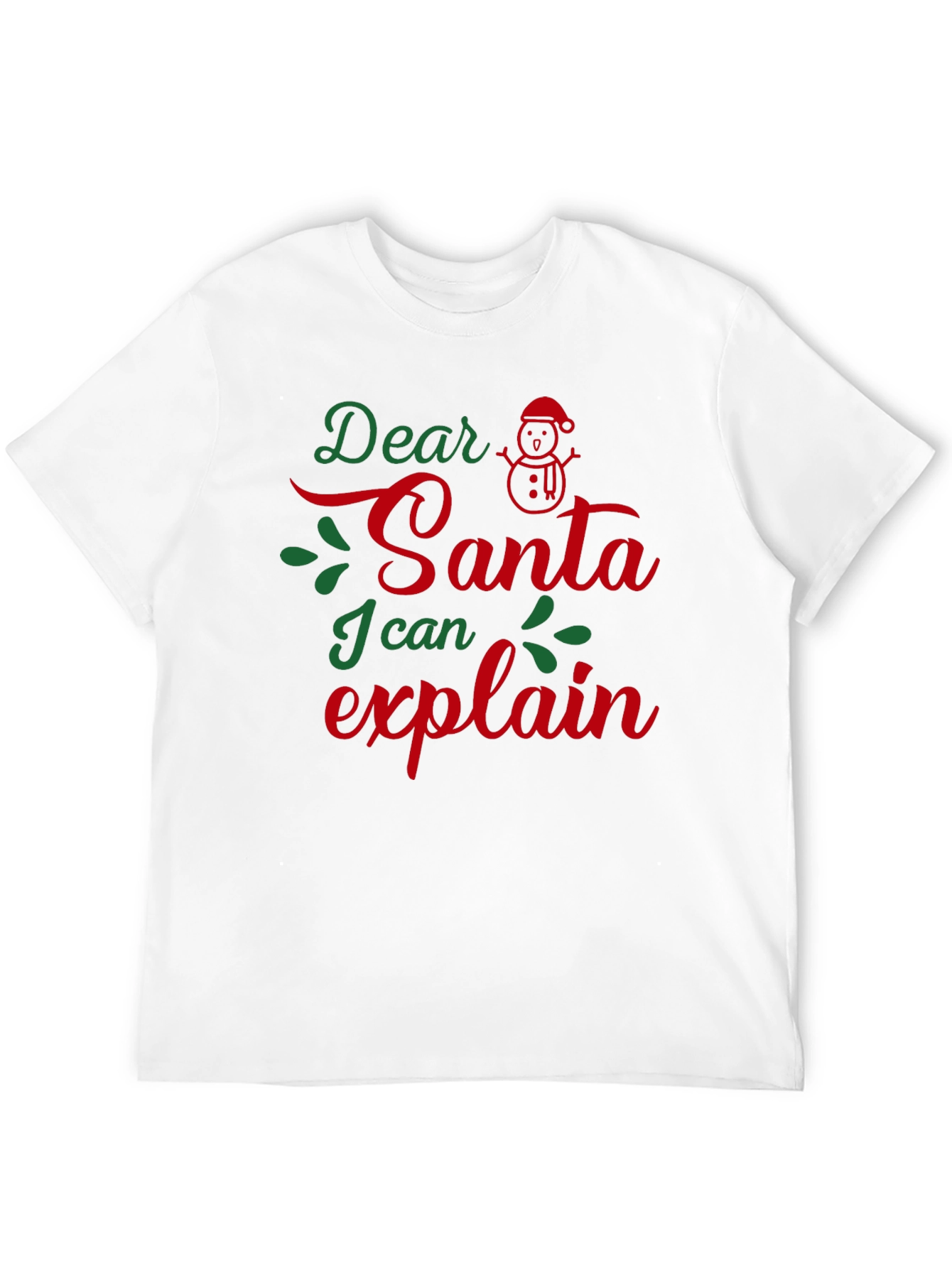Dear Santa I Can Explain Christmas T-Shirt