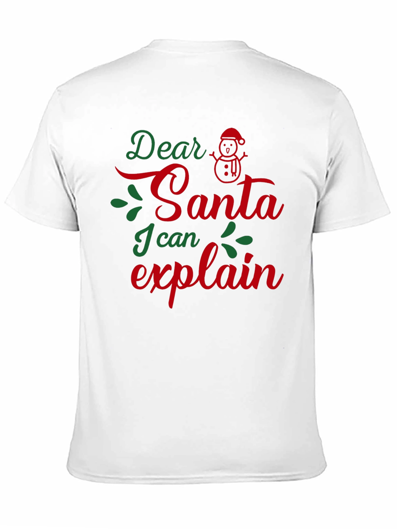 Dear Santa I Can Explain Christmas T-Shirt