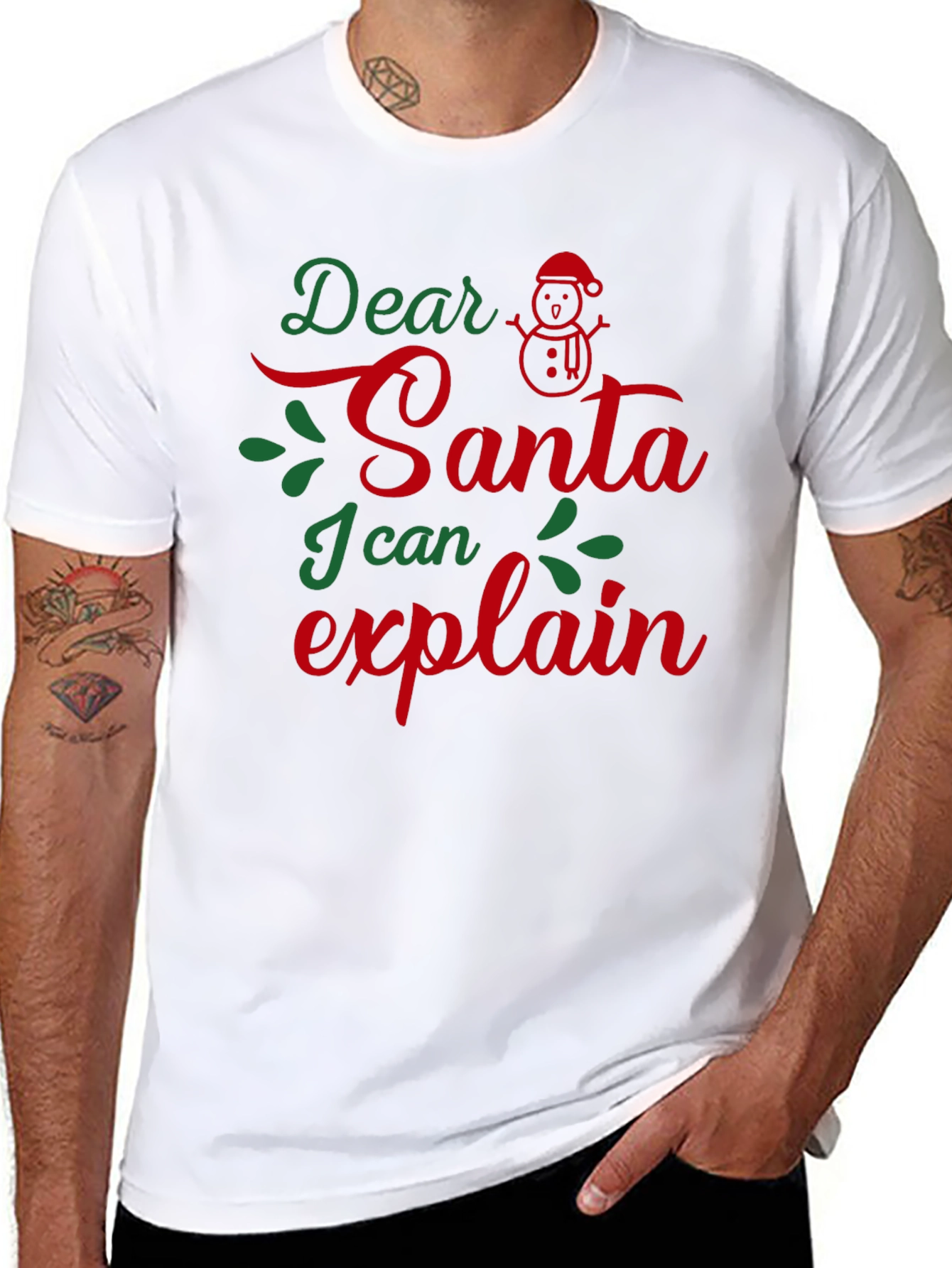 Dear Santa I Can Explain Christmas T-Shirt