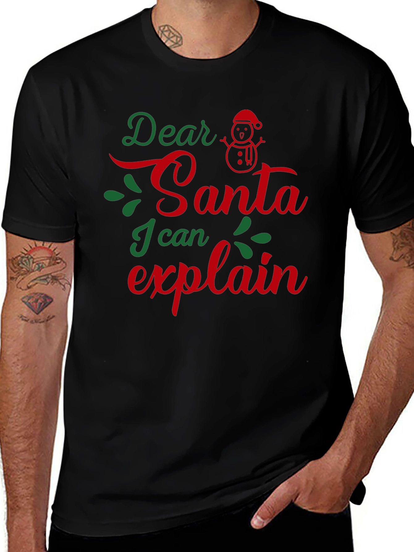 Dear Santa I Can Explain Christmas T-Shirt