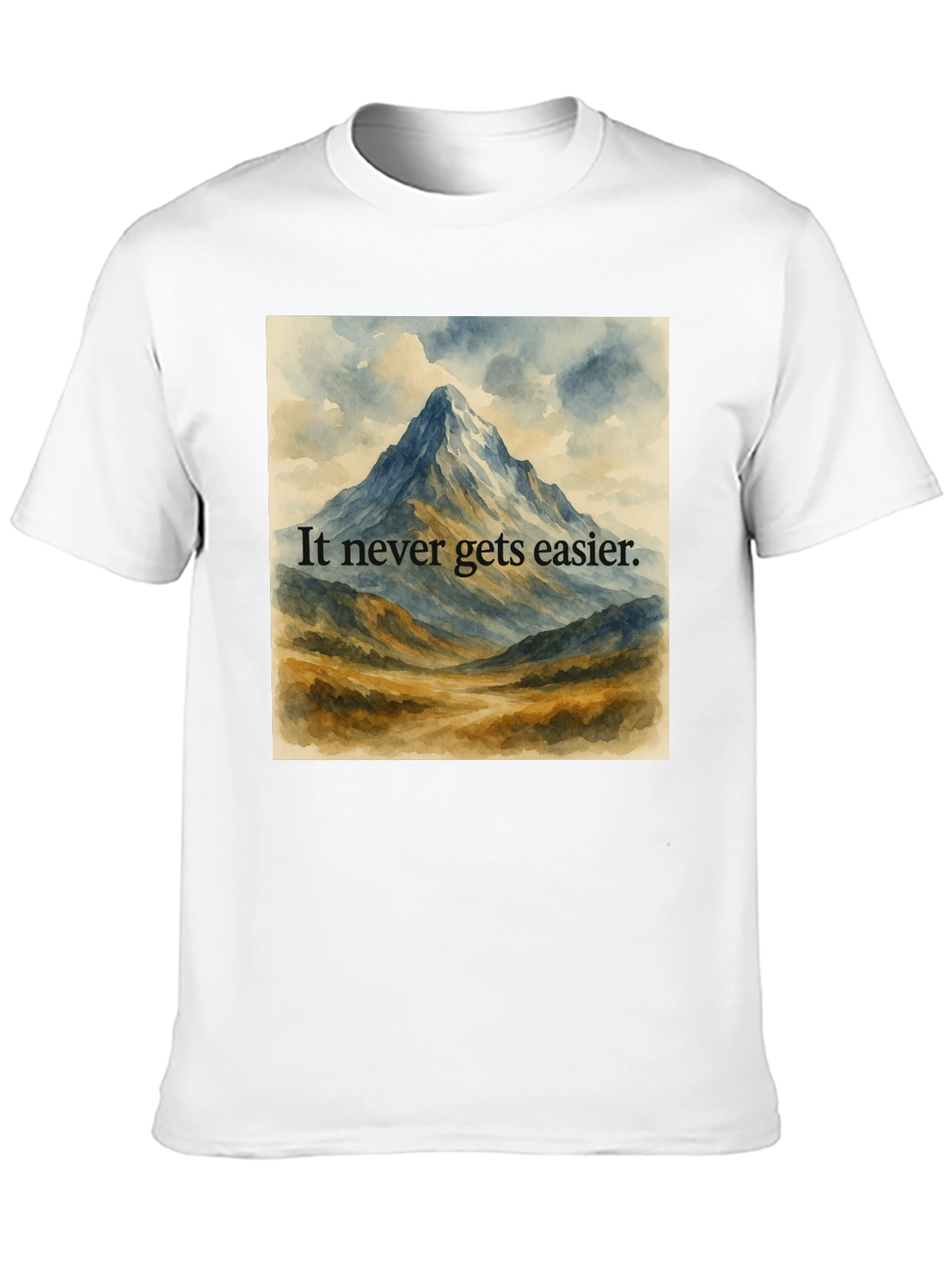 Motivational Mountain View Graphic Tee